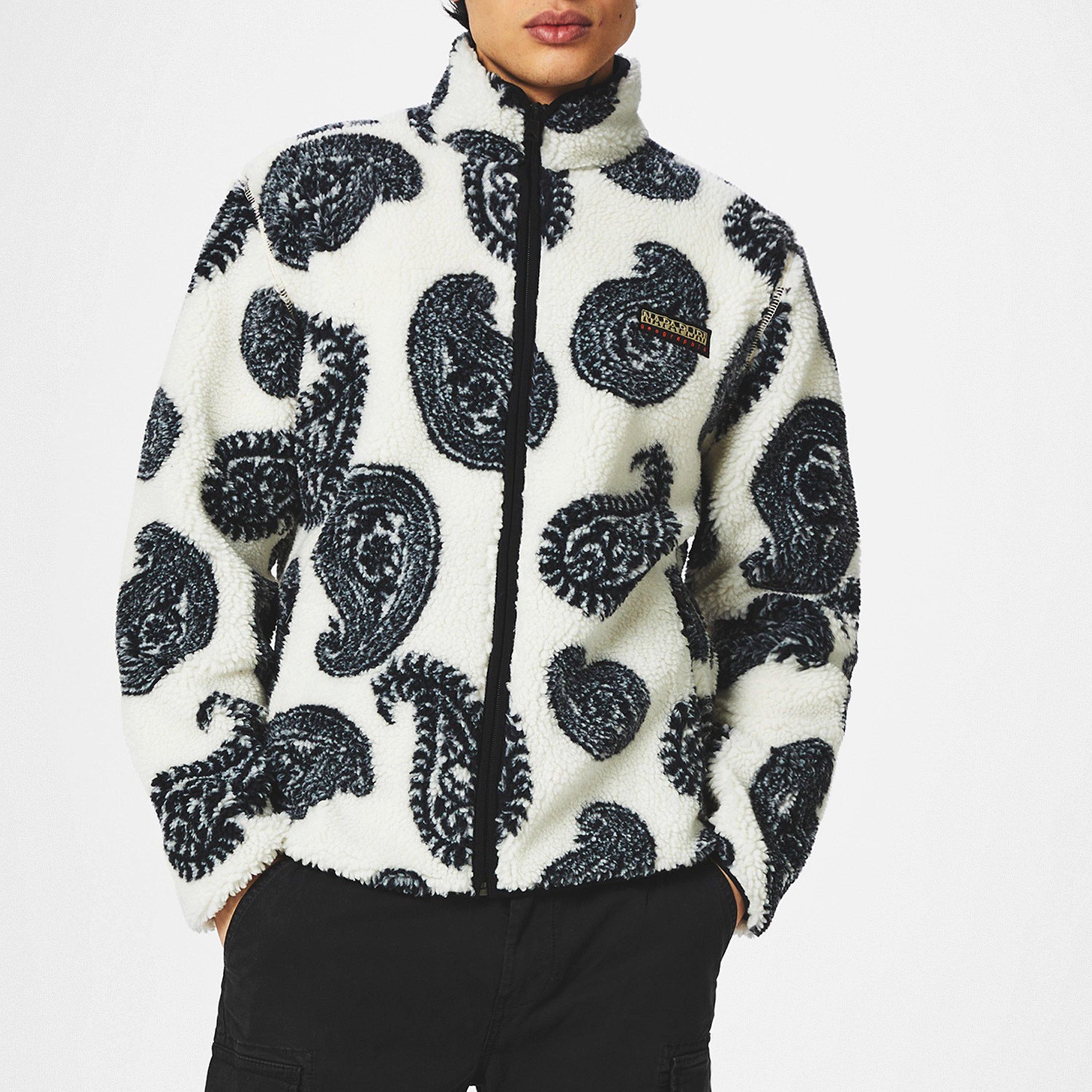 Grey FW71 - Napapijri - Men's Napa Holiday Full Zip Fleece - 1