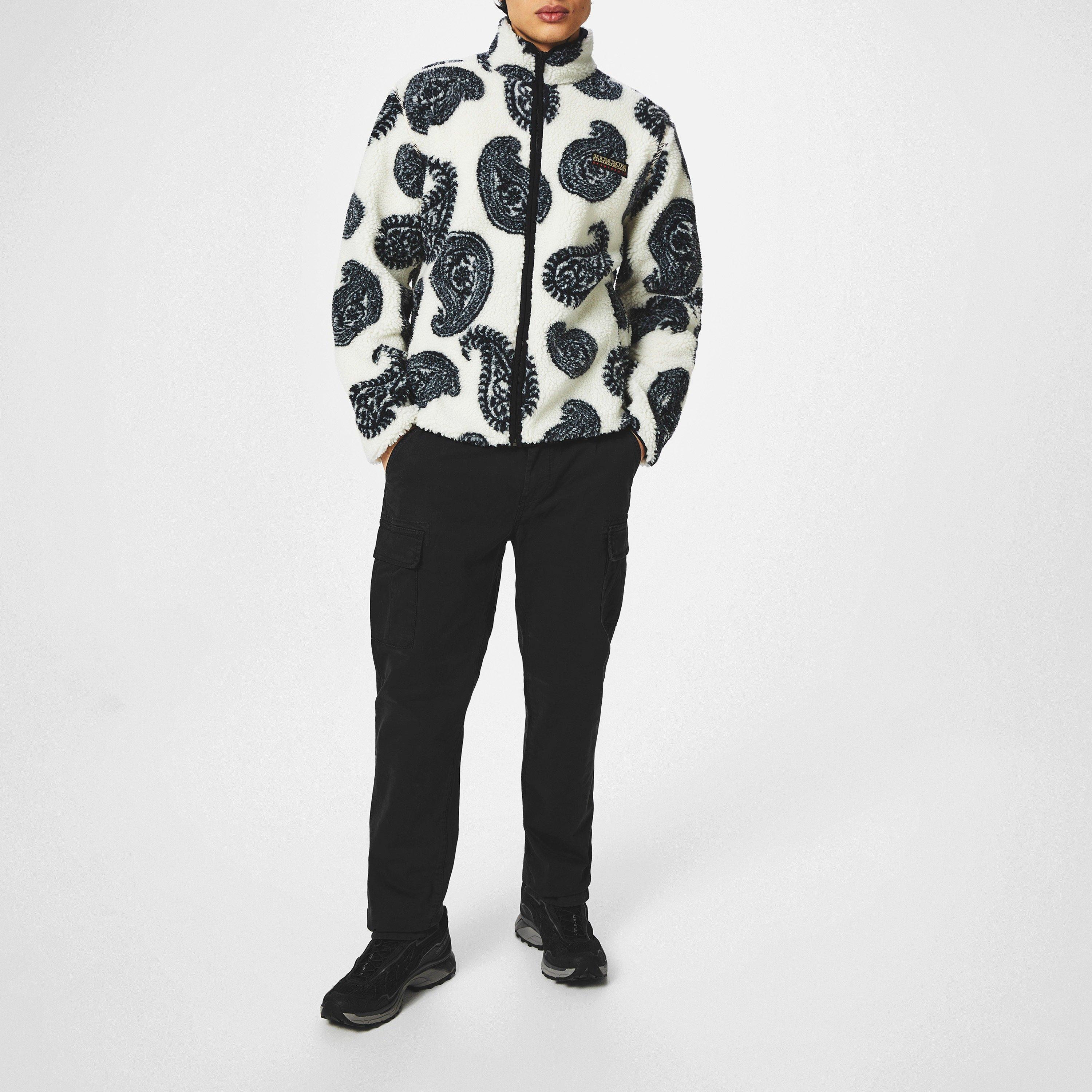 Grey FW71 - Napapijri - Men's Napa Holiday Full Zip Fleece - 4