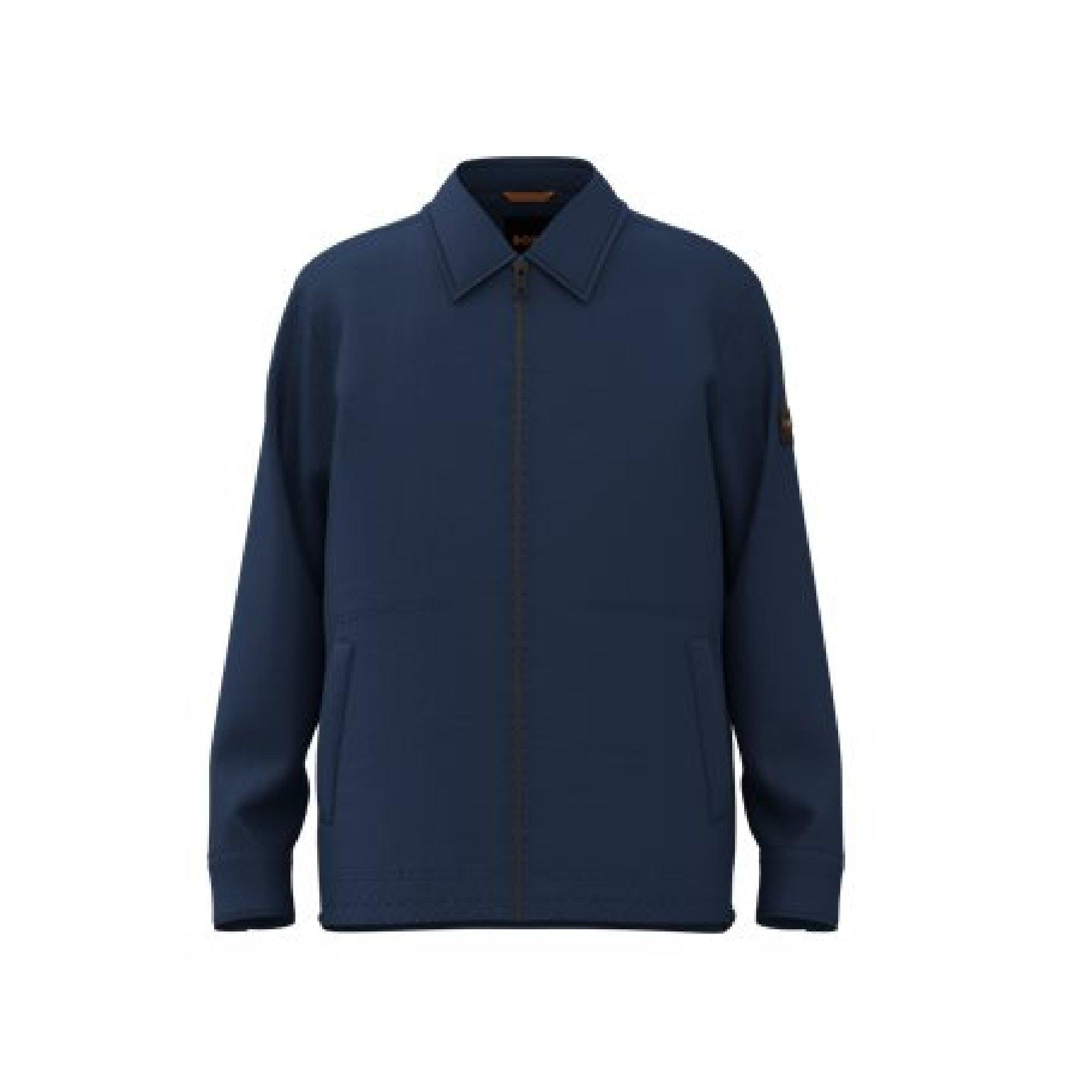 Open Blue - Boss - Men's Leejay Long Sleeve Oxford Shirt - 1