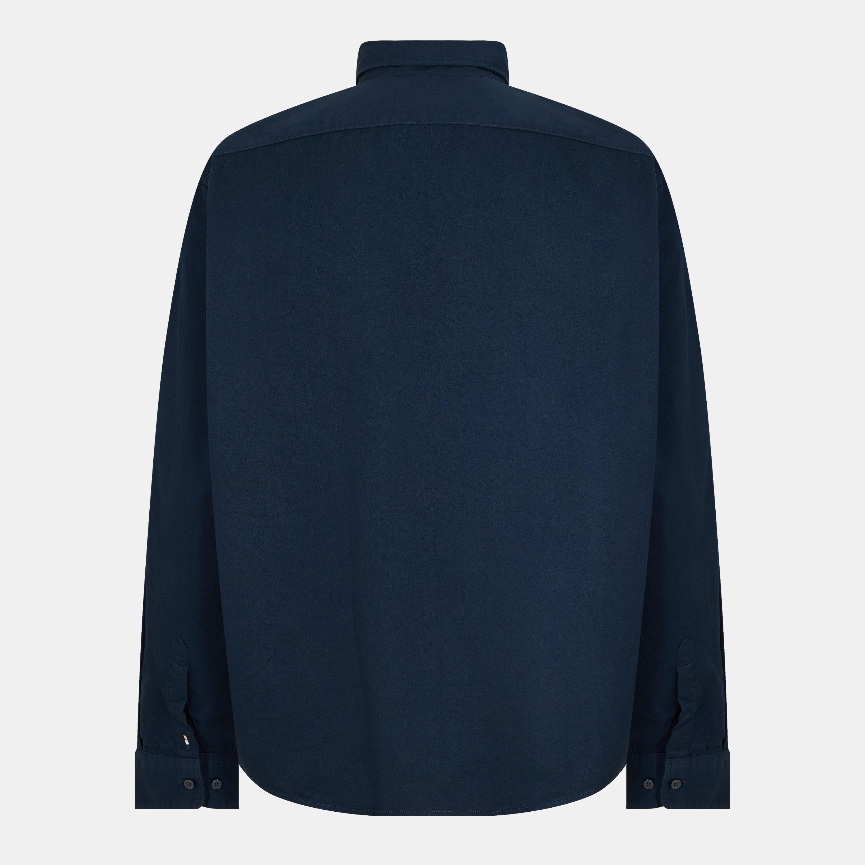 Dark Blue - Boss - H-Liam-Kent-E-1p-243 10262057 Oxford Shirt Mens - 2