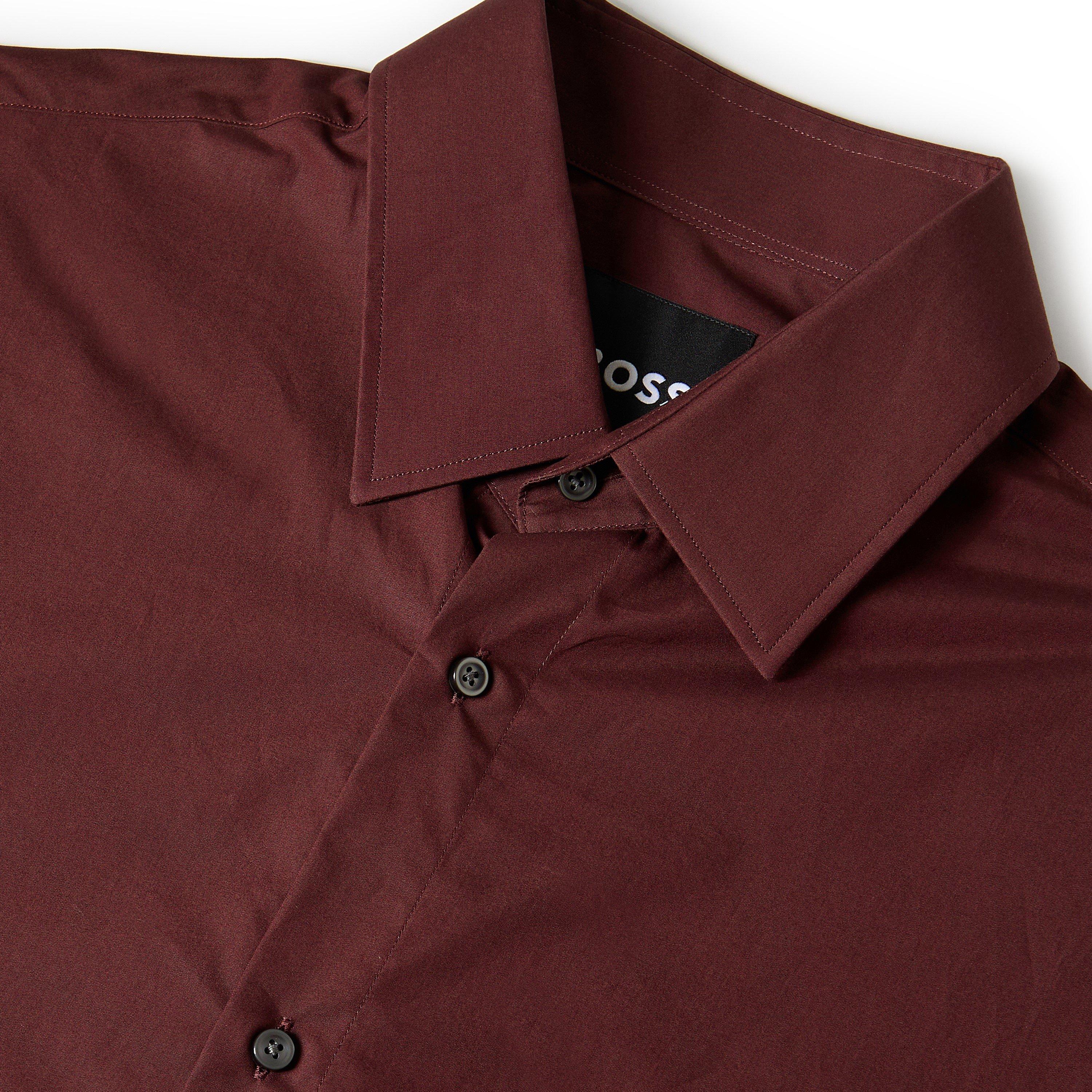 Open Brown - Boss - Netstat 10262067 01 Oxford Shirt Mens - 3