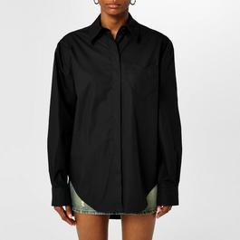 Moschino Heart Poplin Droptail Blouse