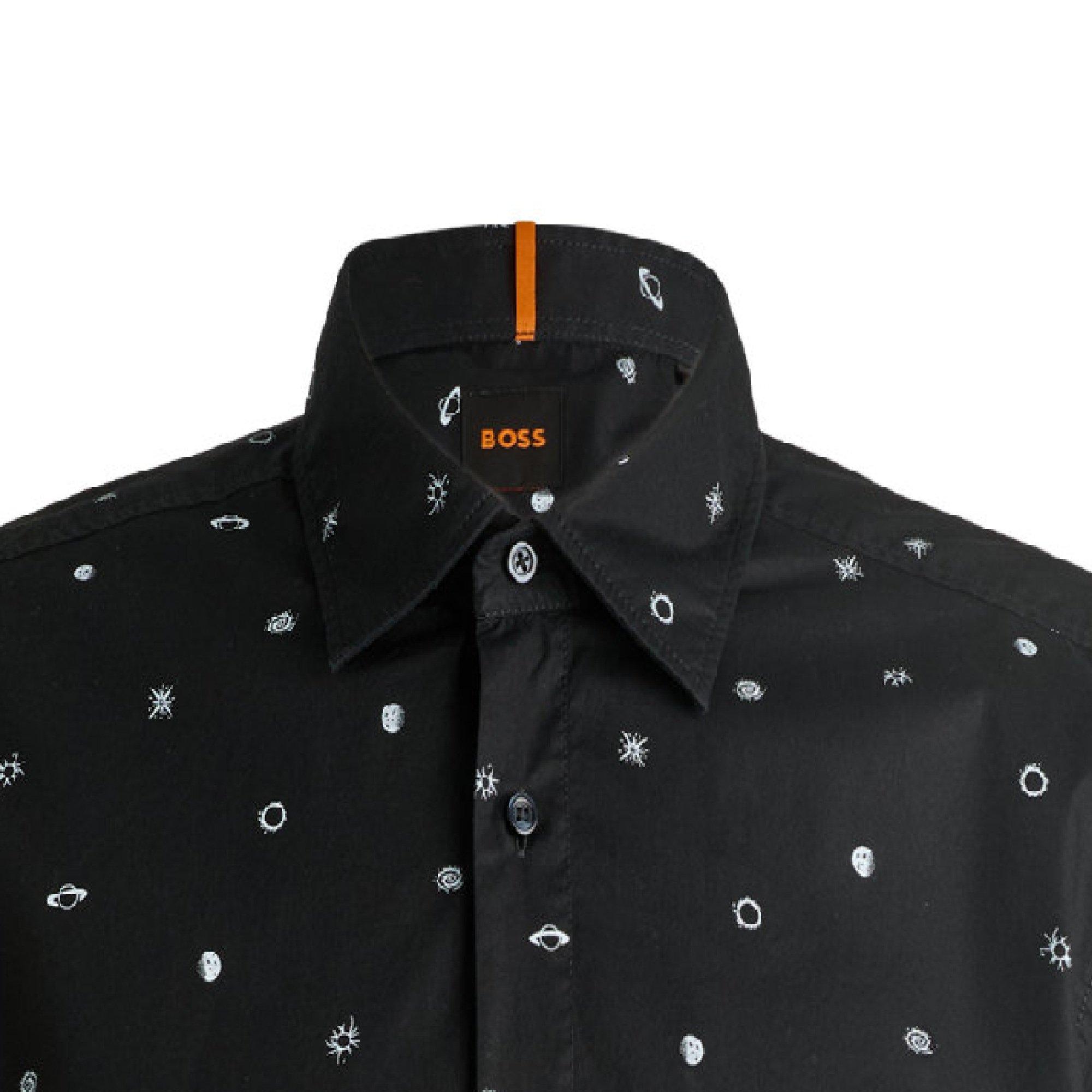 Black - Boss - Remiton M 10262811 01 Oxford Shirt Mens - 2