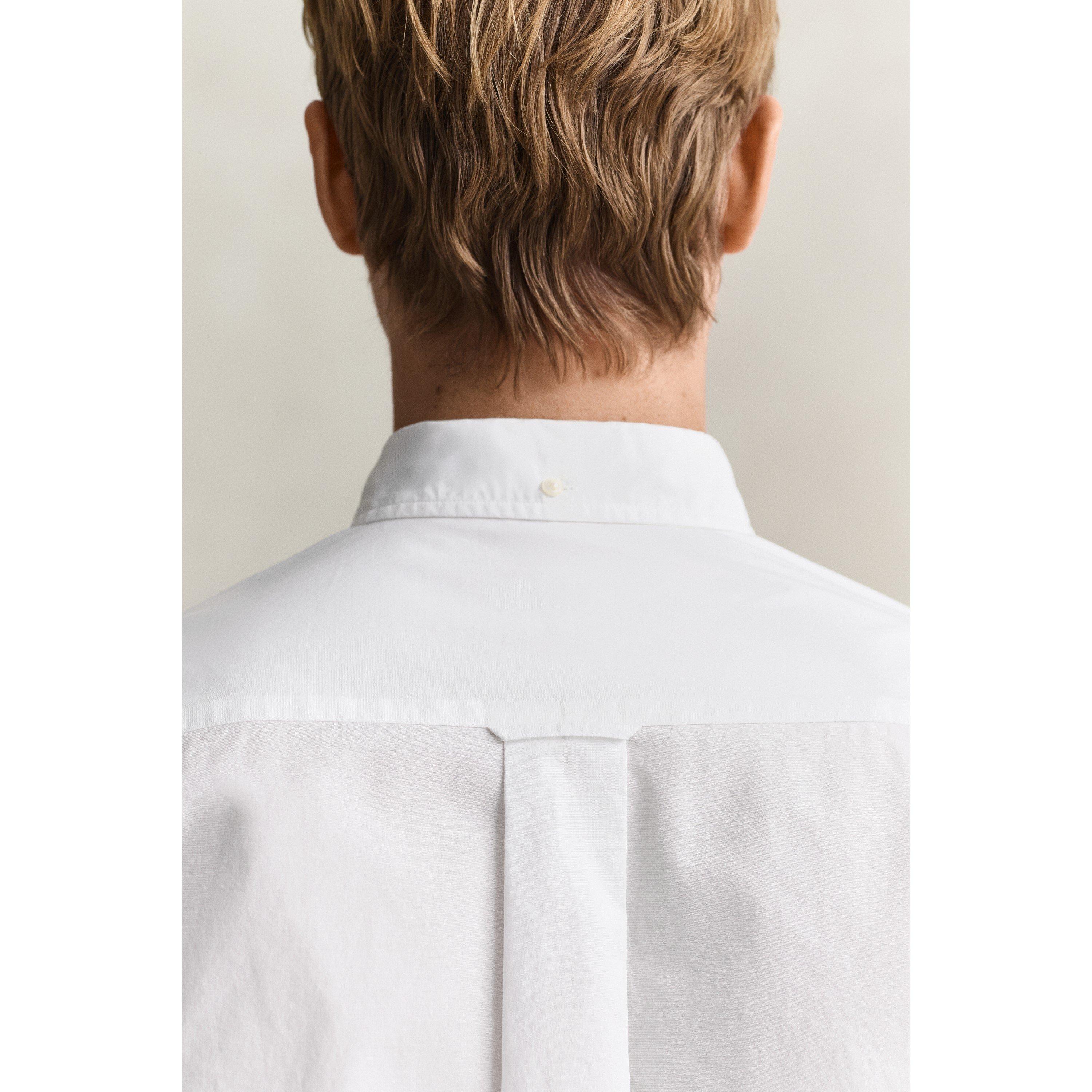 White 110 - Gant - Regular Fit Poplin Shirt - 6