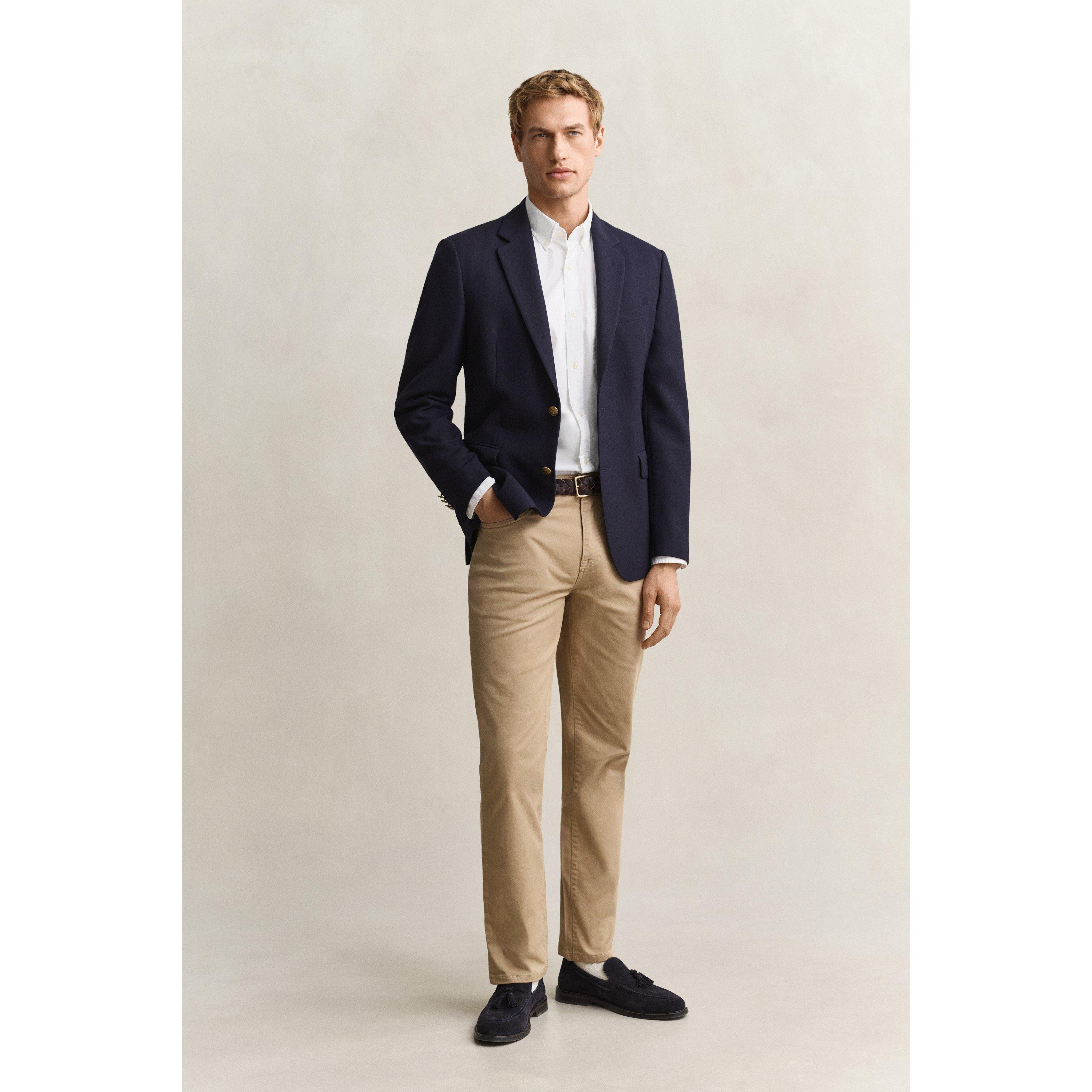 White 110 - Gant - Regular Fit Poplin Shirt - 7