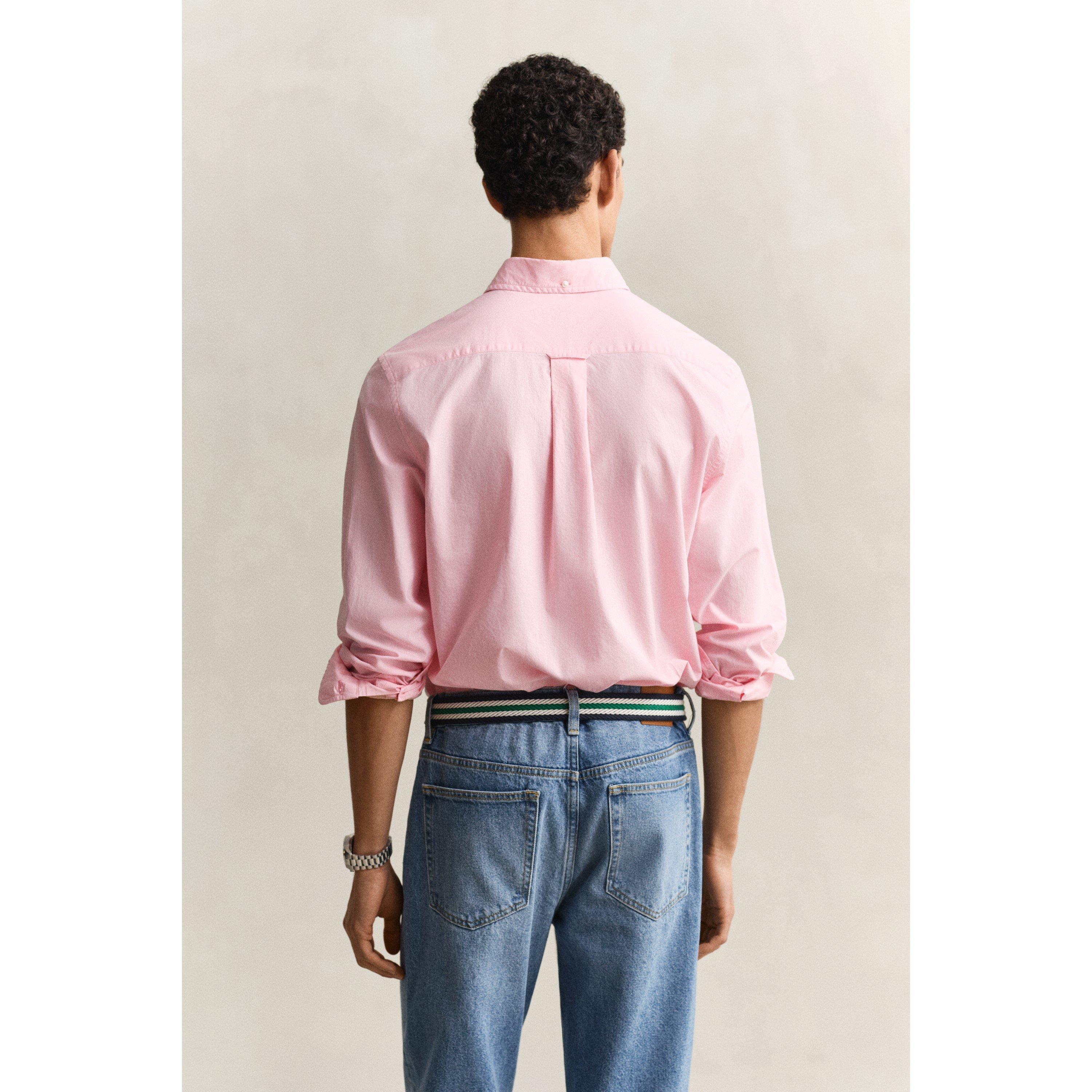 Washed Pink 666 - Gant - Regular Fit Poplin Shirt - 2