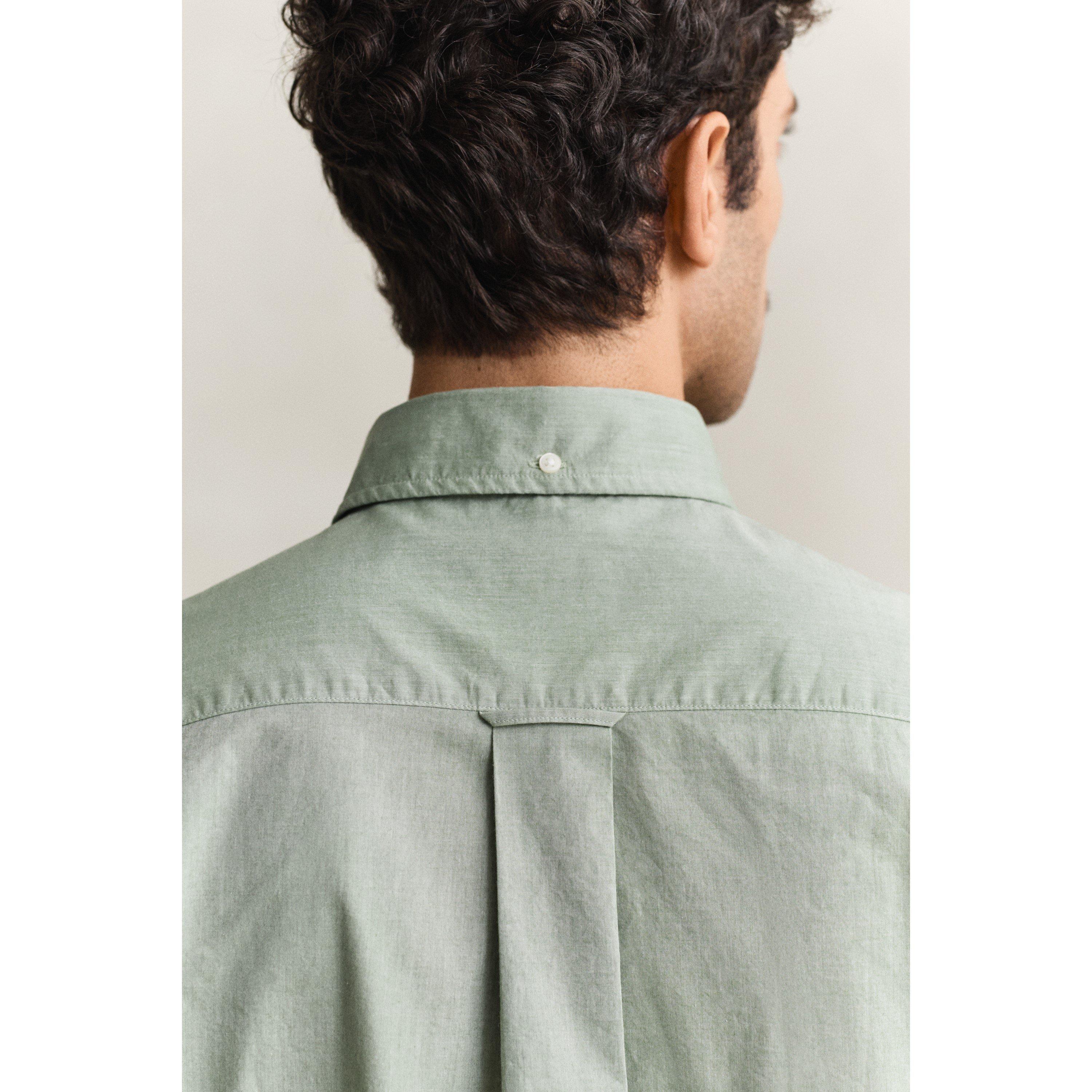 Herb Green 354 - Gant - Regular Fit Poplin Shirt - 5