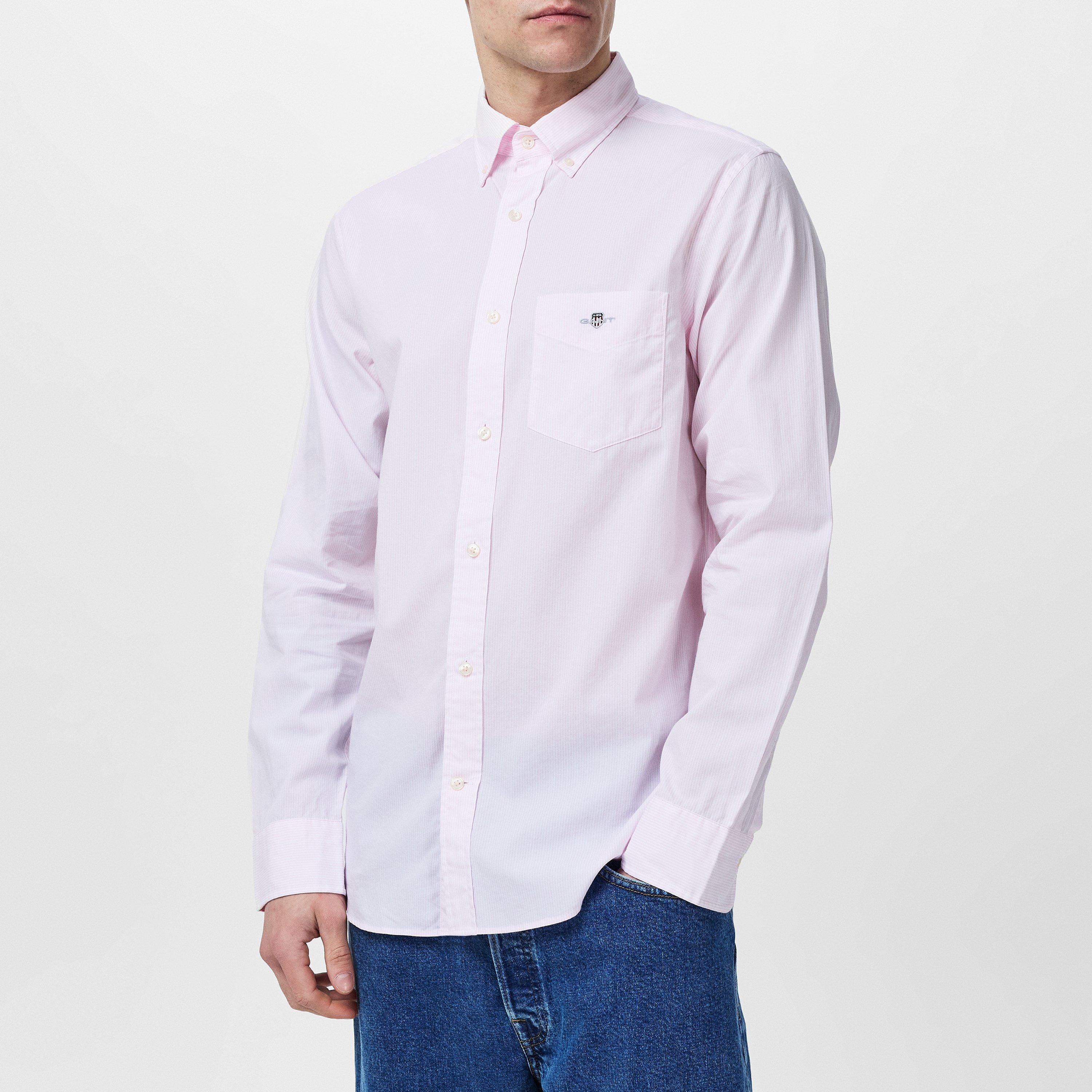 Pale Pink 662 - Gant - Poplin Banker Shirt - 3