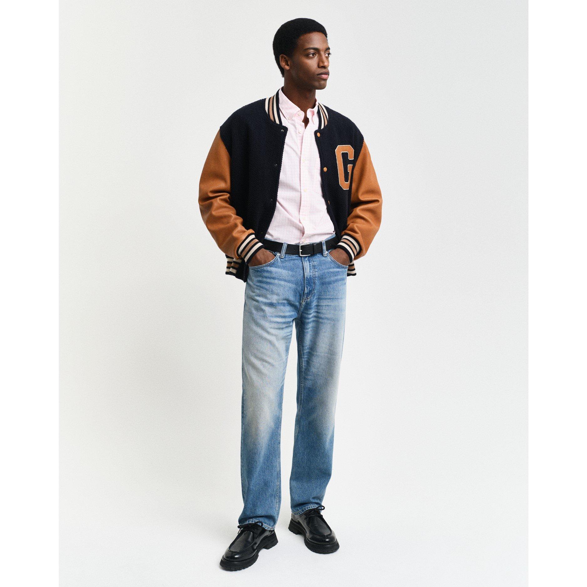 Light Pink - Gant - Regular Fit Gingham Poplin Shirt - 6