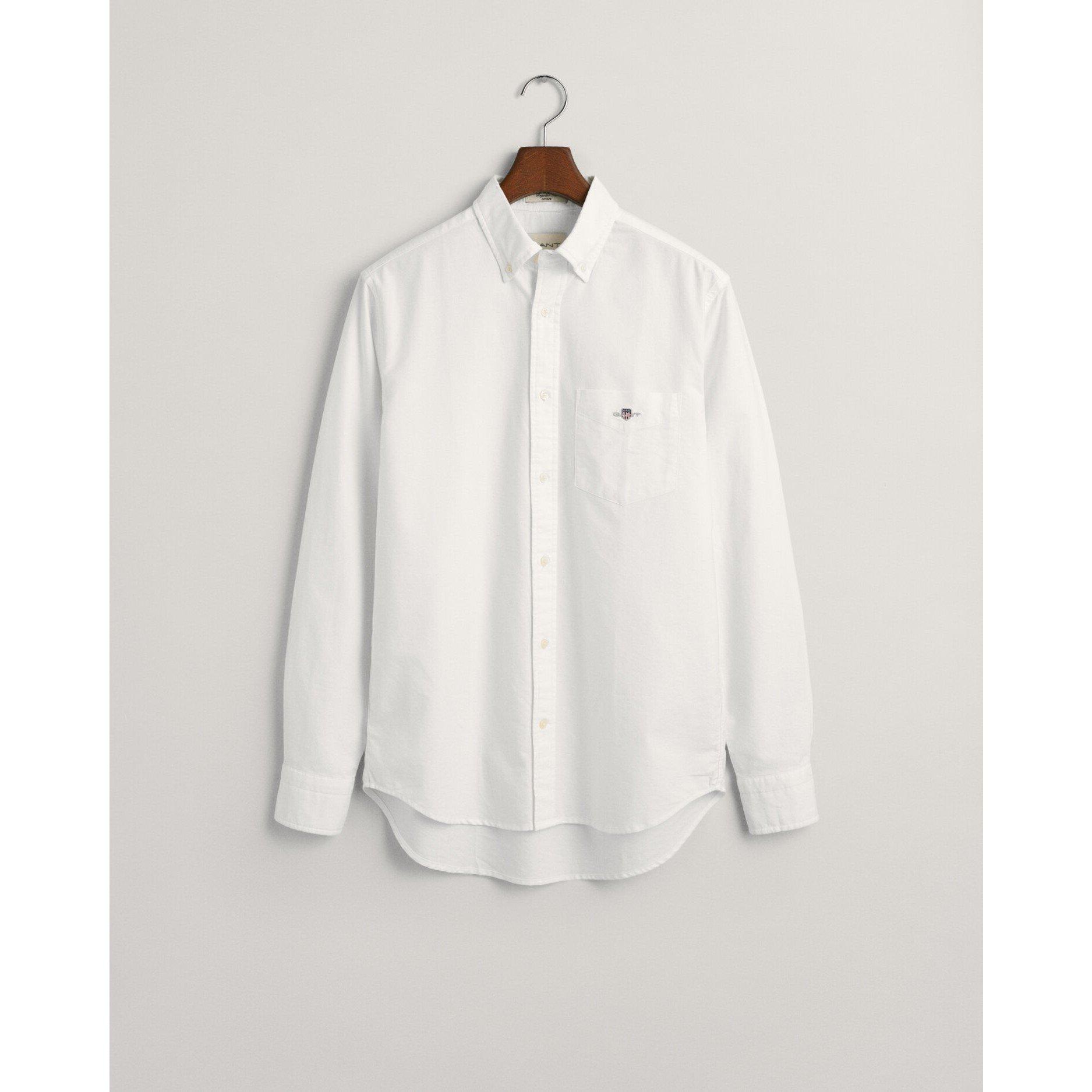 White 110 - Gant - Regular Fit Oxford Shirt - 9