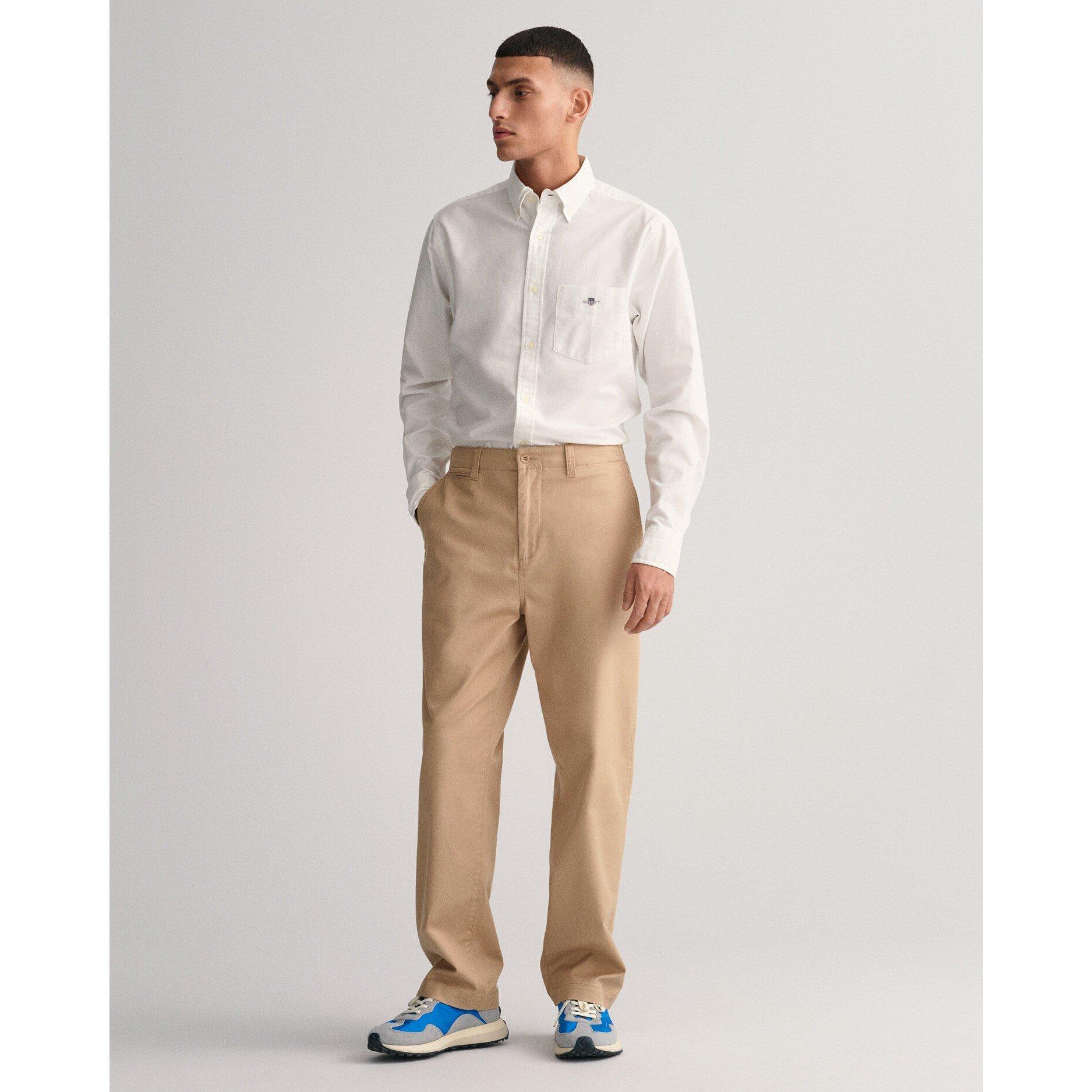 White 110 - Gant - Regular Fit Oxford Shirt - 10