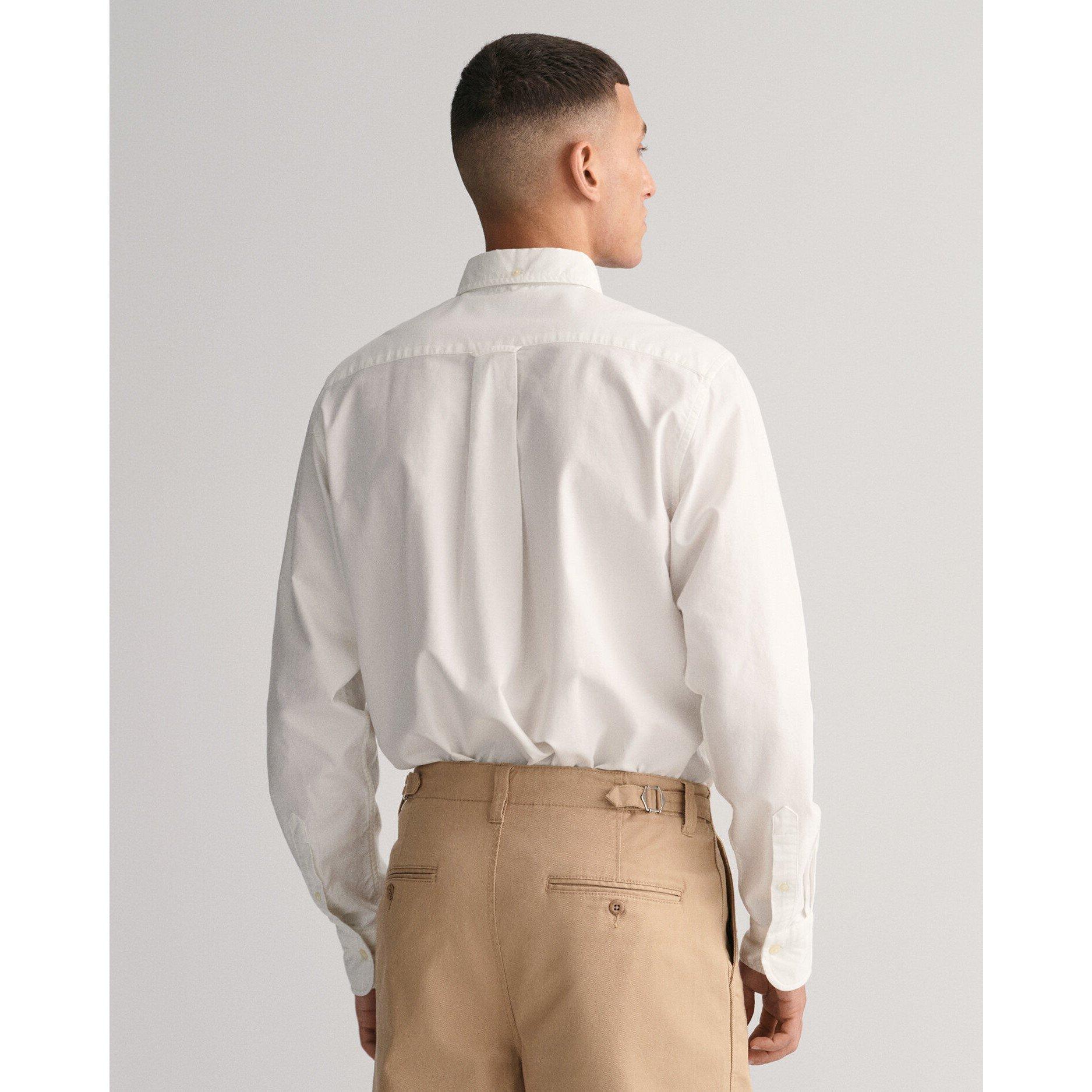 White 110 - Gant - Regular Fit Oxford Shirt - 3