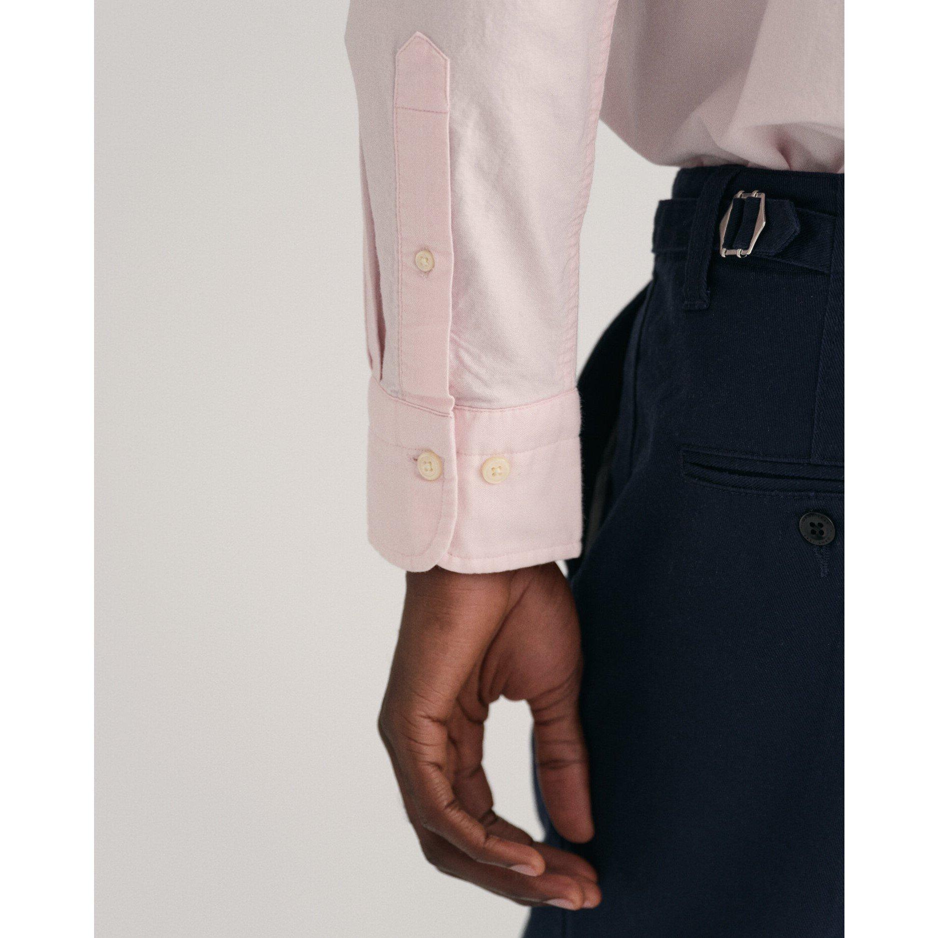 Pale Pink 662 - Gant - Regular Fit Oxford Shirt - 5
