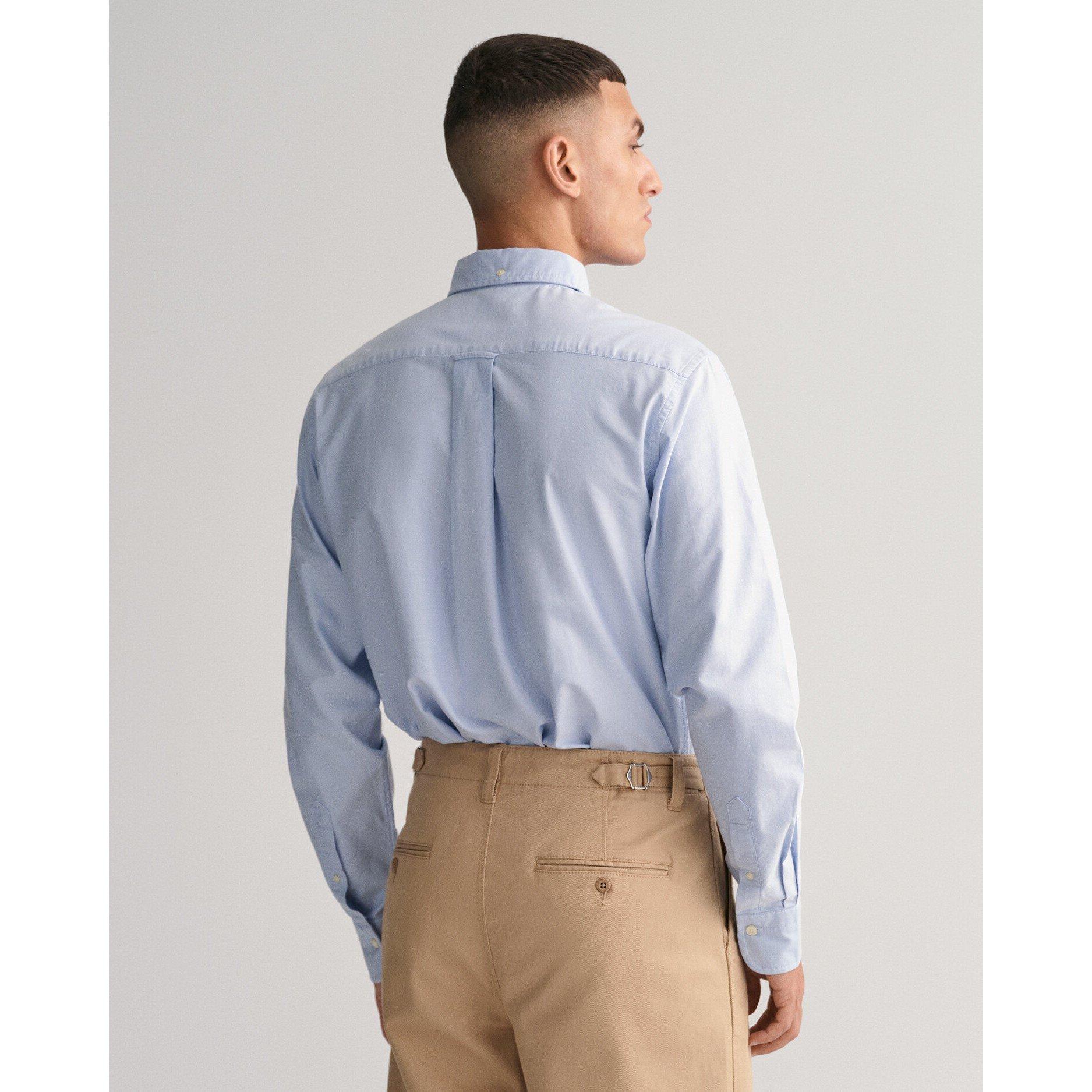Pale Blue 455 - Gant - Regular Fit Oxford Shirt - 2