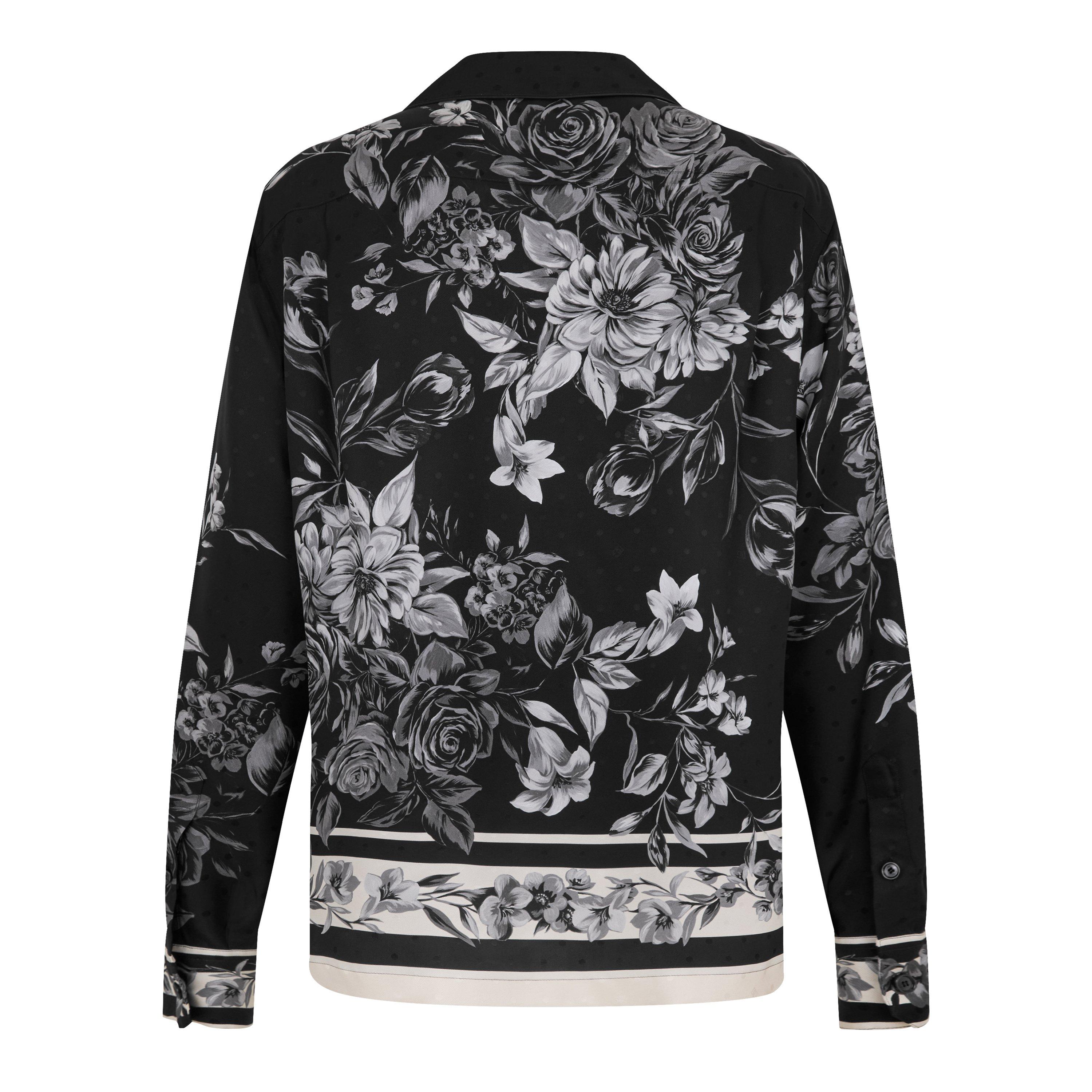 Black - Dolce and Gabbana - DG Bouquet LS Shirt Sn61 - 2