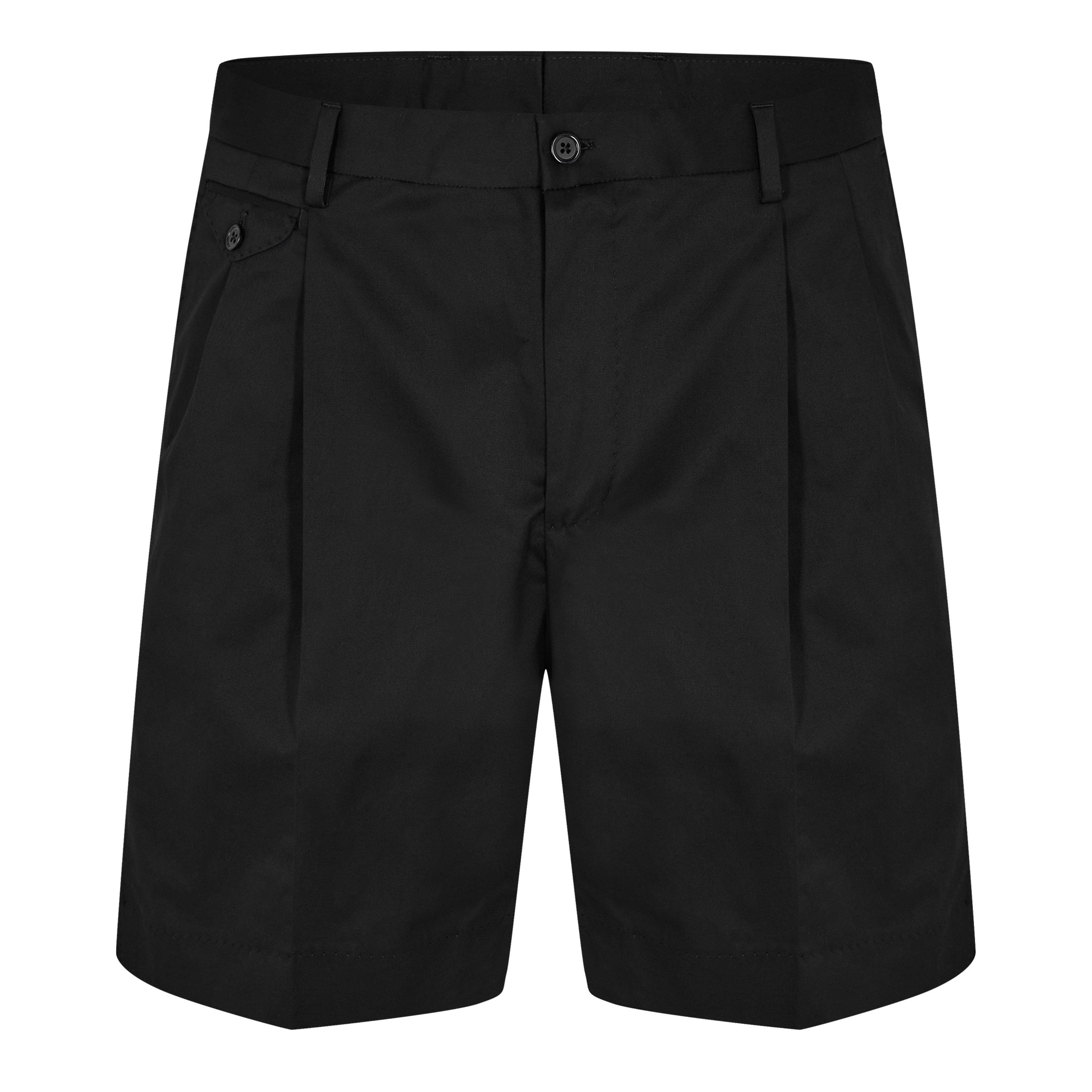 Black - Dolce and Gabbana - DG Cotton Shorts Sn61 - 1