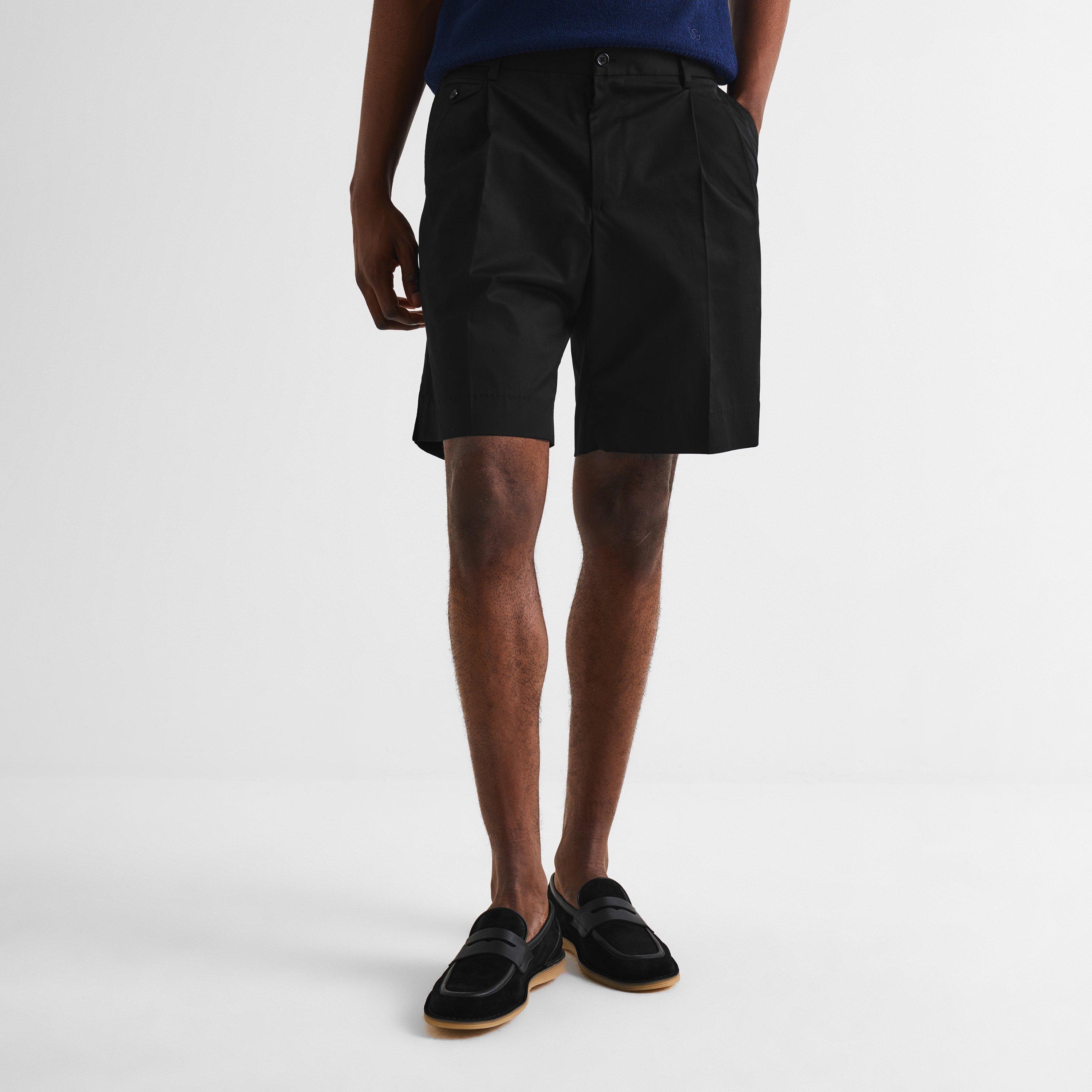 Black - Dolce and Gabbana - DG Cotton Shorts Sn61 - 3