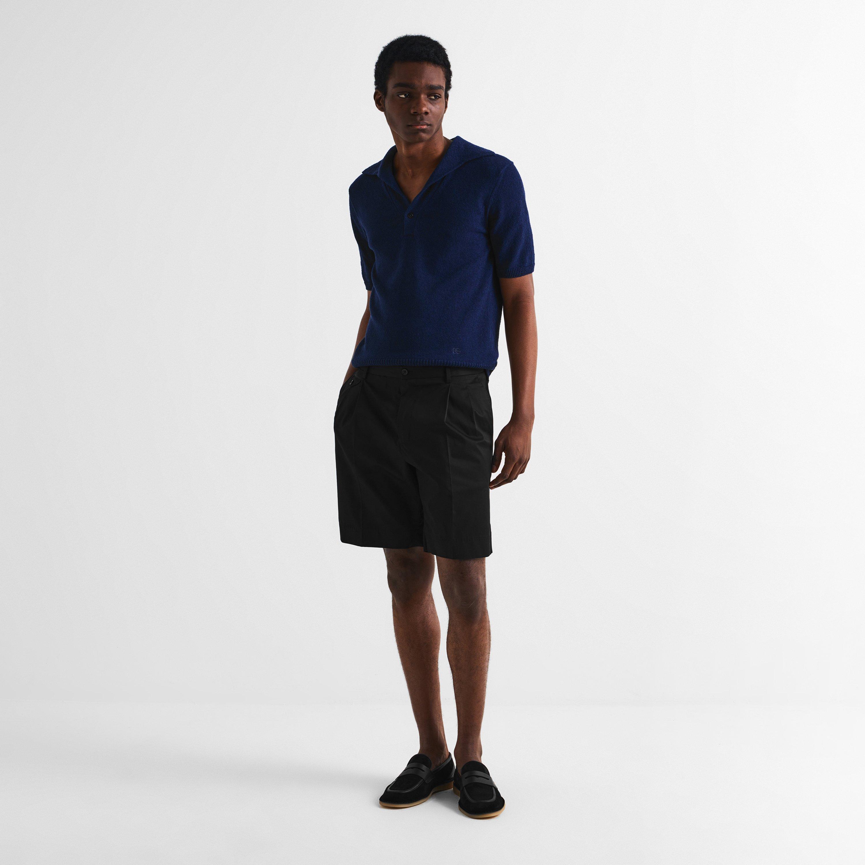Black - Dolce and Gabbana - DG Cotton Shorts Sn61 - 6
