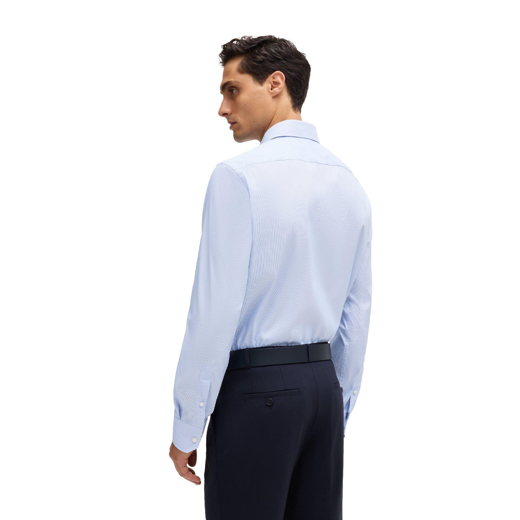 Pastel Blue - Boss - P-Joe-Kent-C1-222 10264852 01 Oxford Shirt Mens - 2