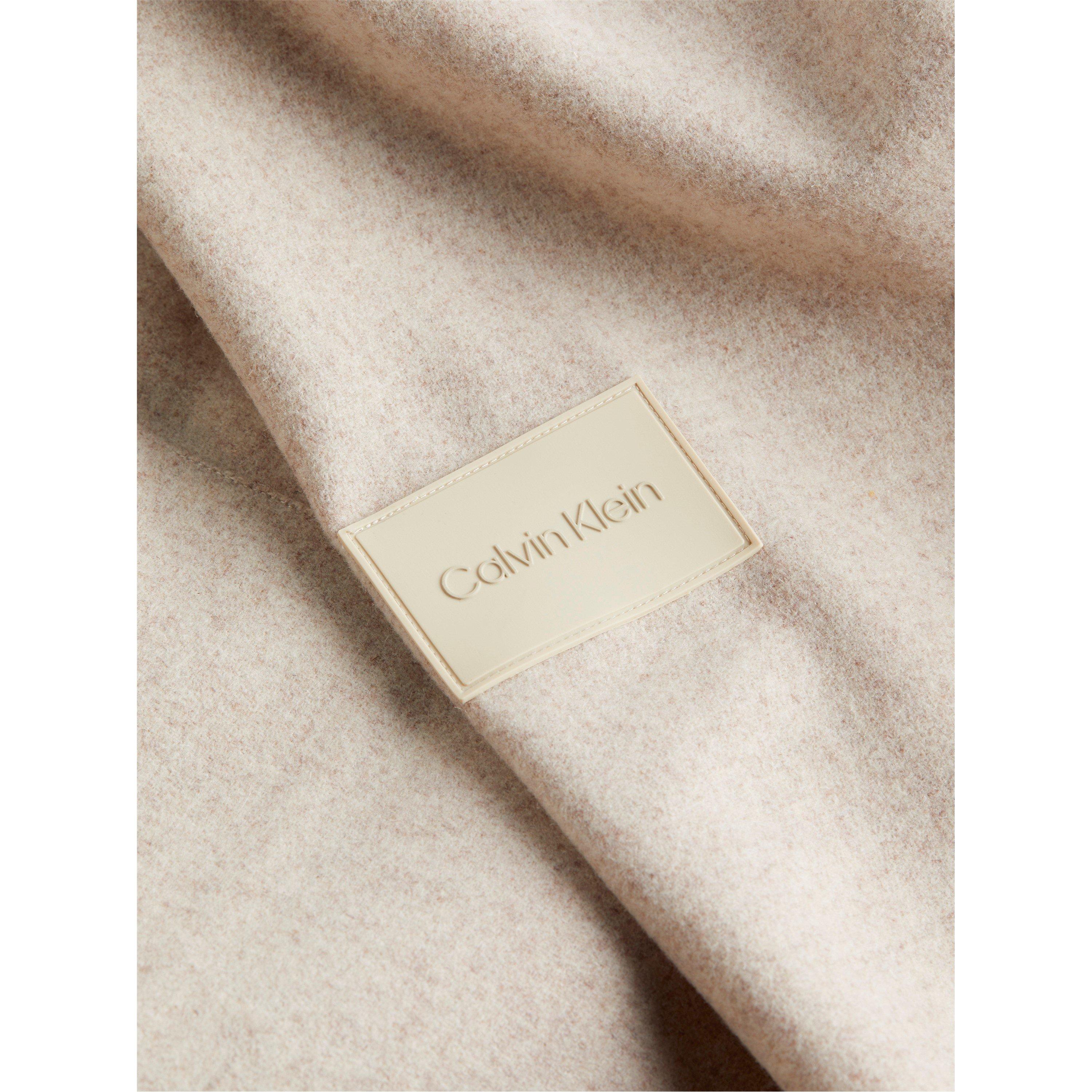 Fog PB5 - Calvin Klein - Men's Wool Blend Long-Sleeve Plain Shirt - 5