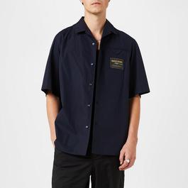 Moschino Logo Patch Utility Shirt