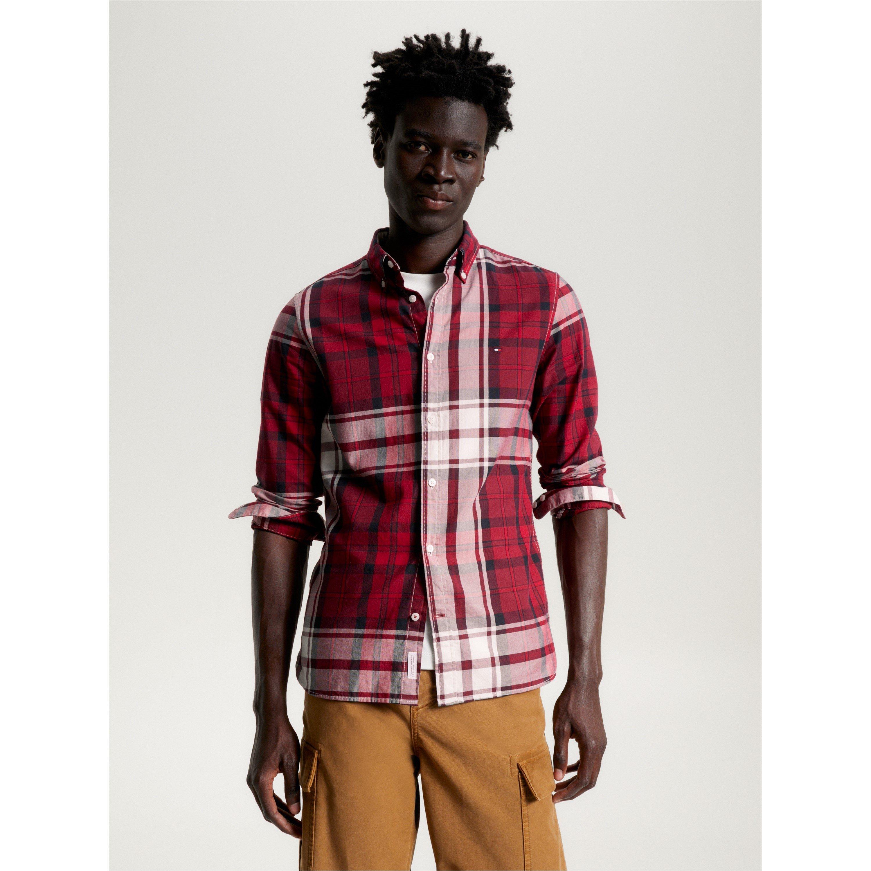 Rouge 0QJ - Tommy Hilfiger - Tommy Tartan Oxford Shirt - 2