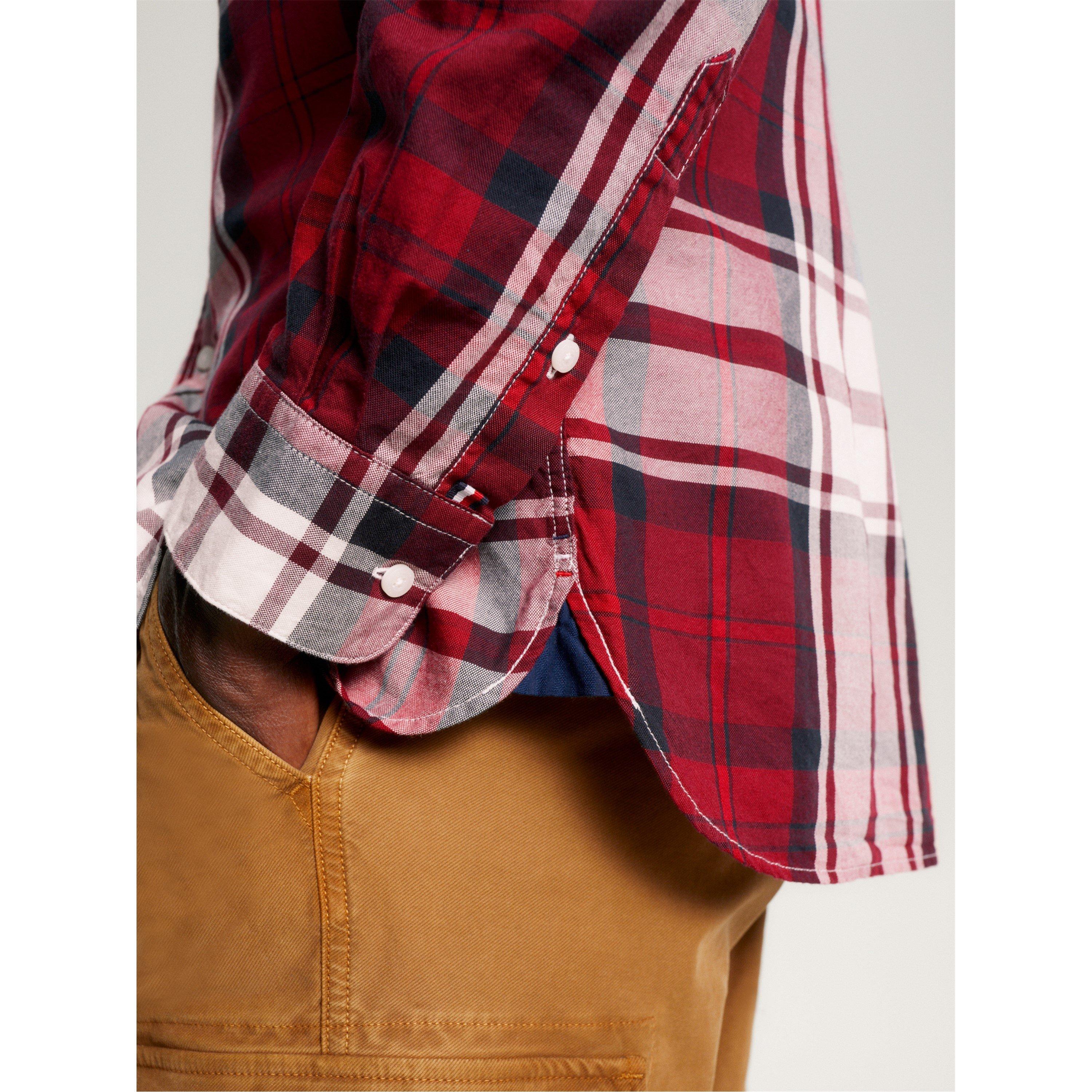 Rouge 0QJ - Tommy Hilfiger - Tommy Tartan Oxford Shirt - 3