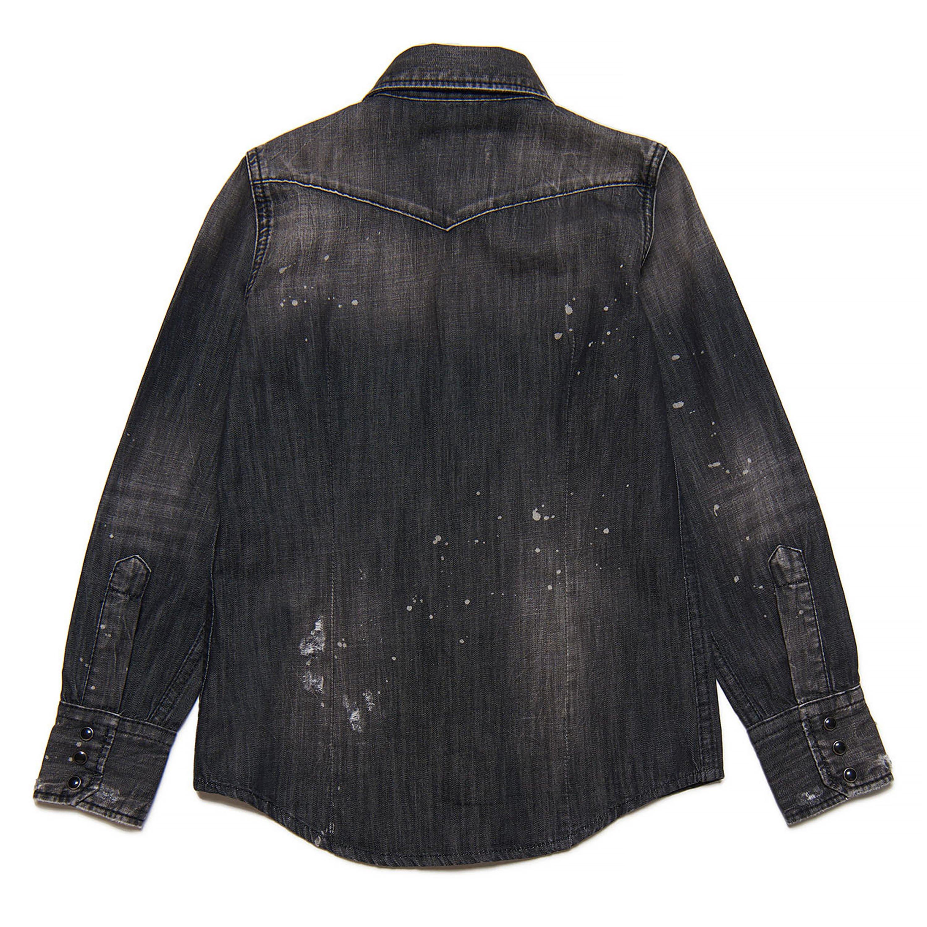 Black DQ02 - DSquared2 - Denim Shirt Juniors - 2