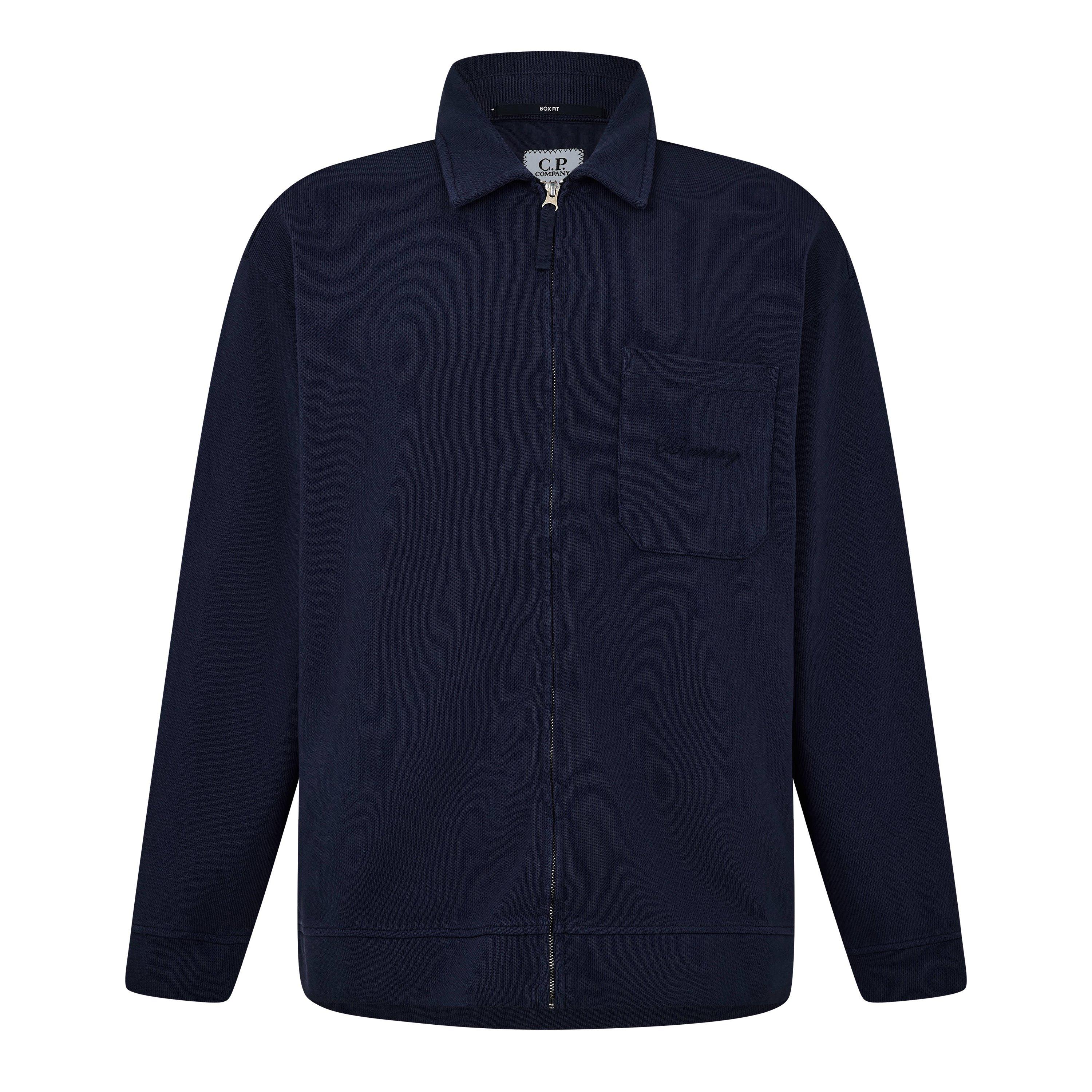 Cp Company Men's 1/4 Zip Fleece - Midnight 889 - XL (52)