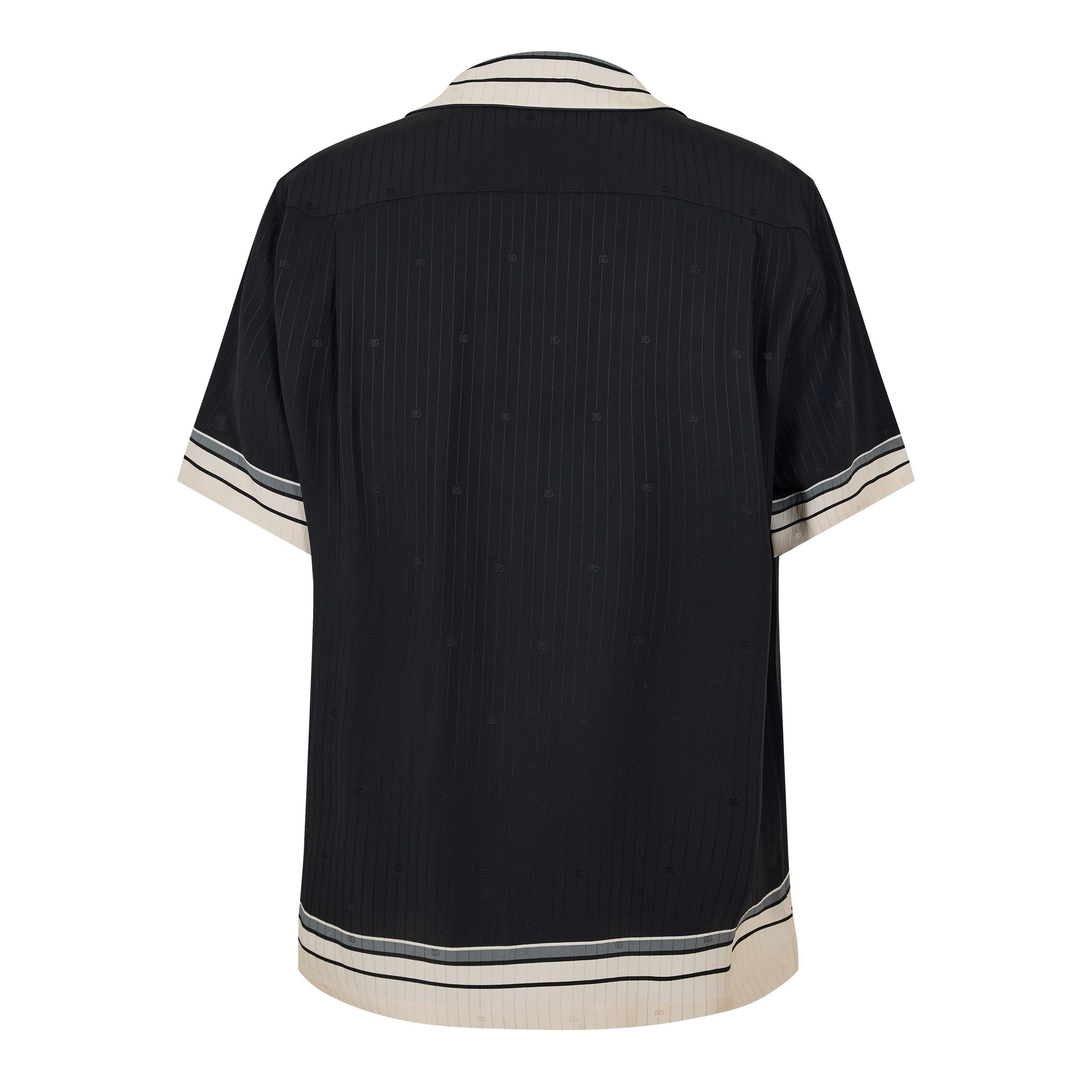 Black - Dolce and Gabbana - DG Riga SS Shirt Sn61 - 2