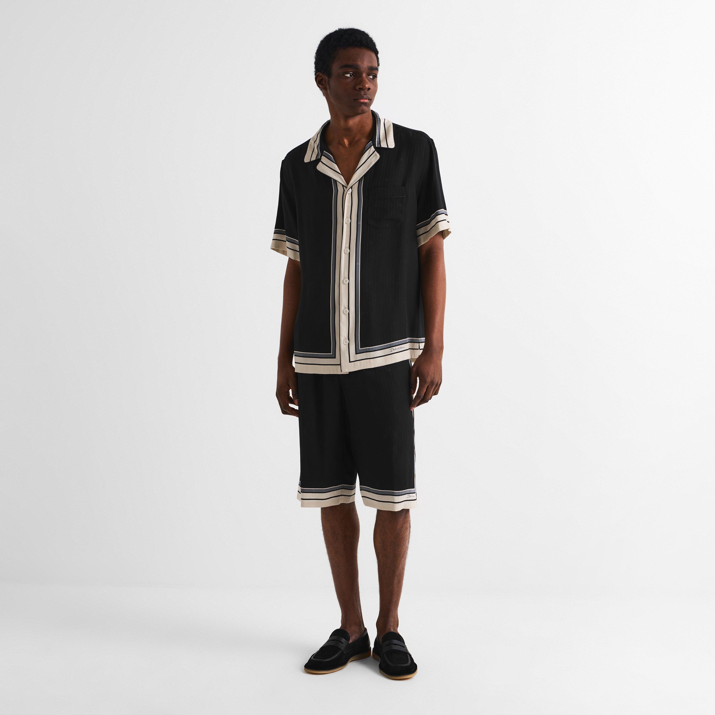 Black - Dolce and Gabbana - DG Riga SS Shirt Sn61 - 6