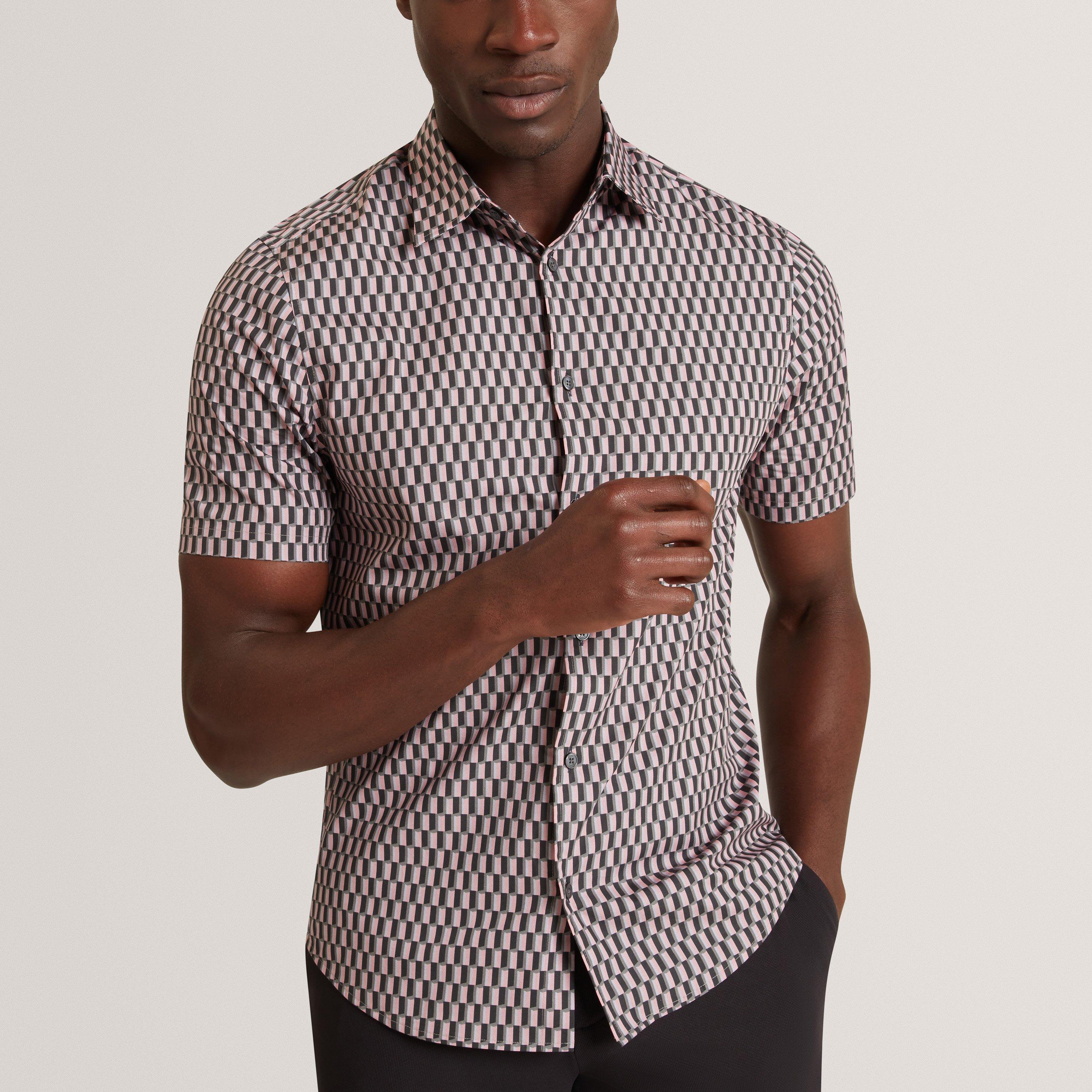 Rosa - Ted Baker - Ted Baker SS Reg Fit Shirt - 3