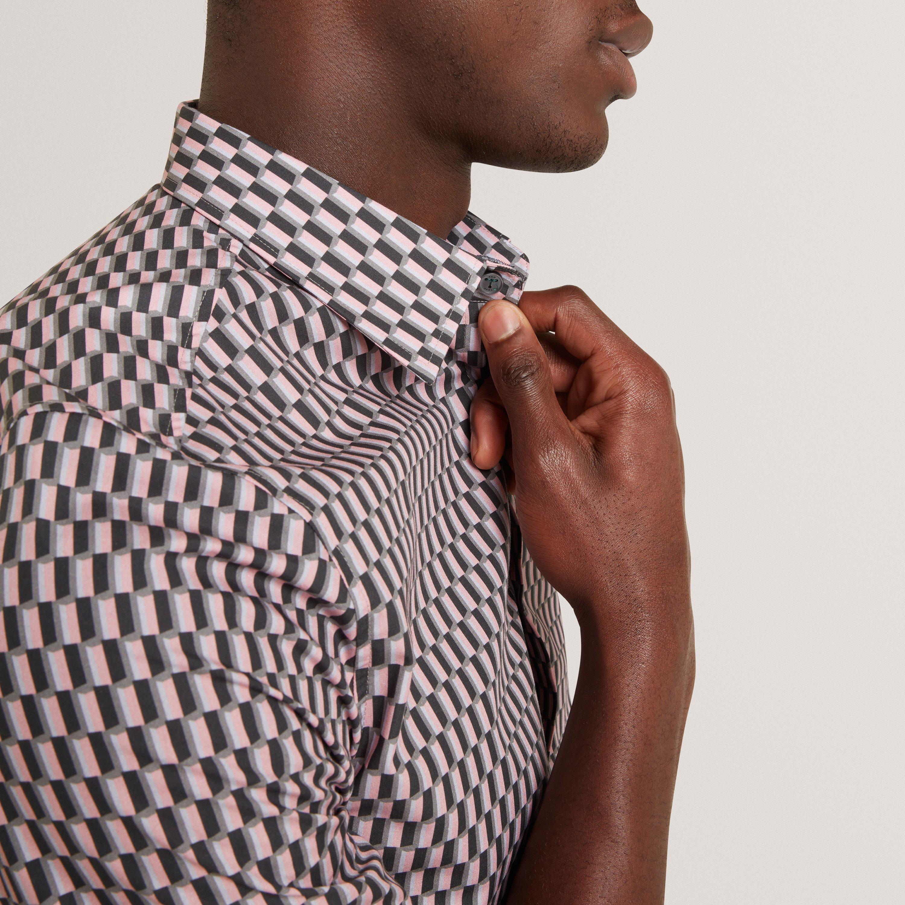 Rosa - Ted Baker - Ted Baker SS Reg Fit Shirt - 5