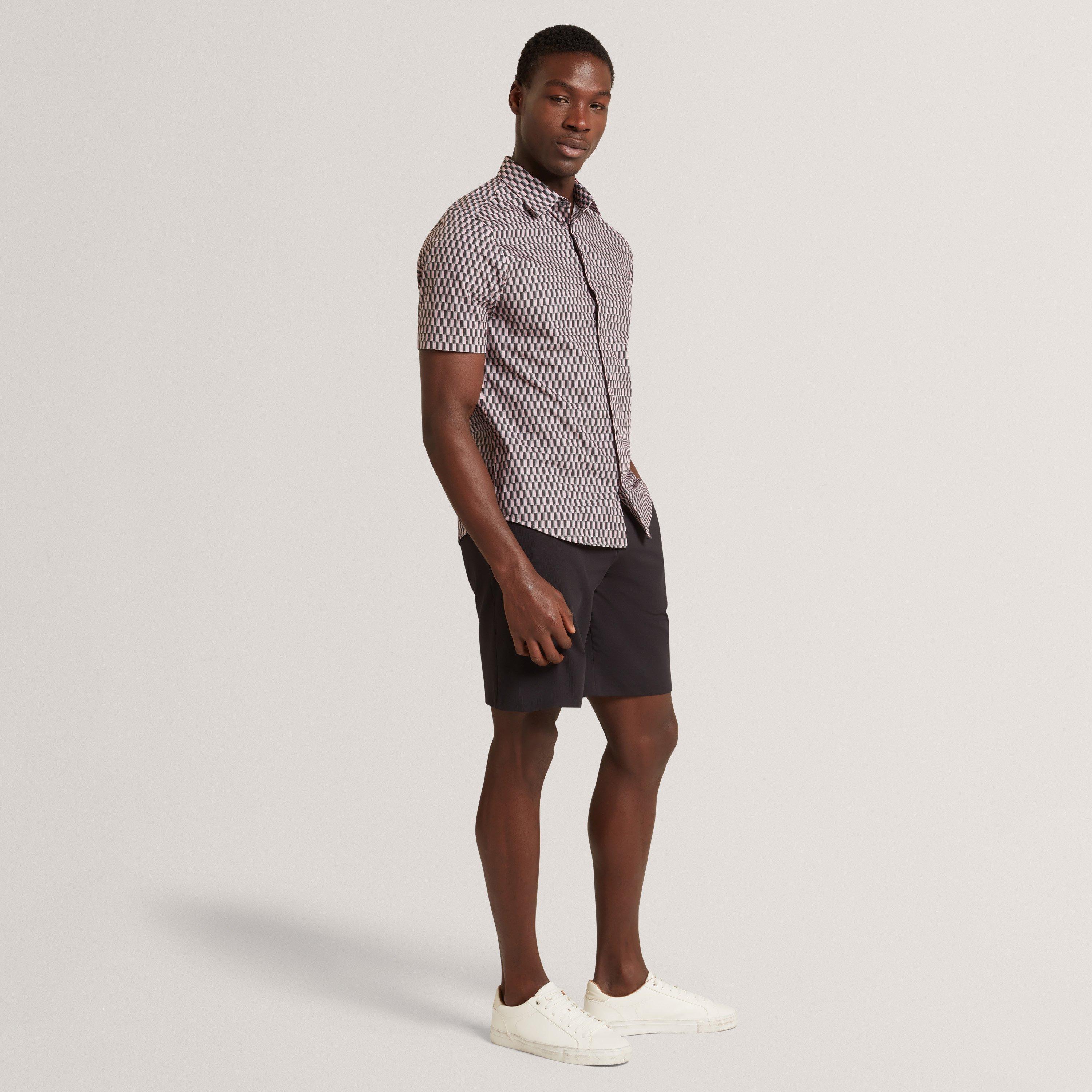 Rosa - Ted Baker - Ted Baker SS Reg Fit Shirt - 6