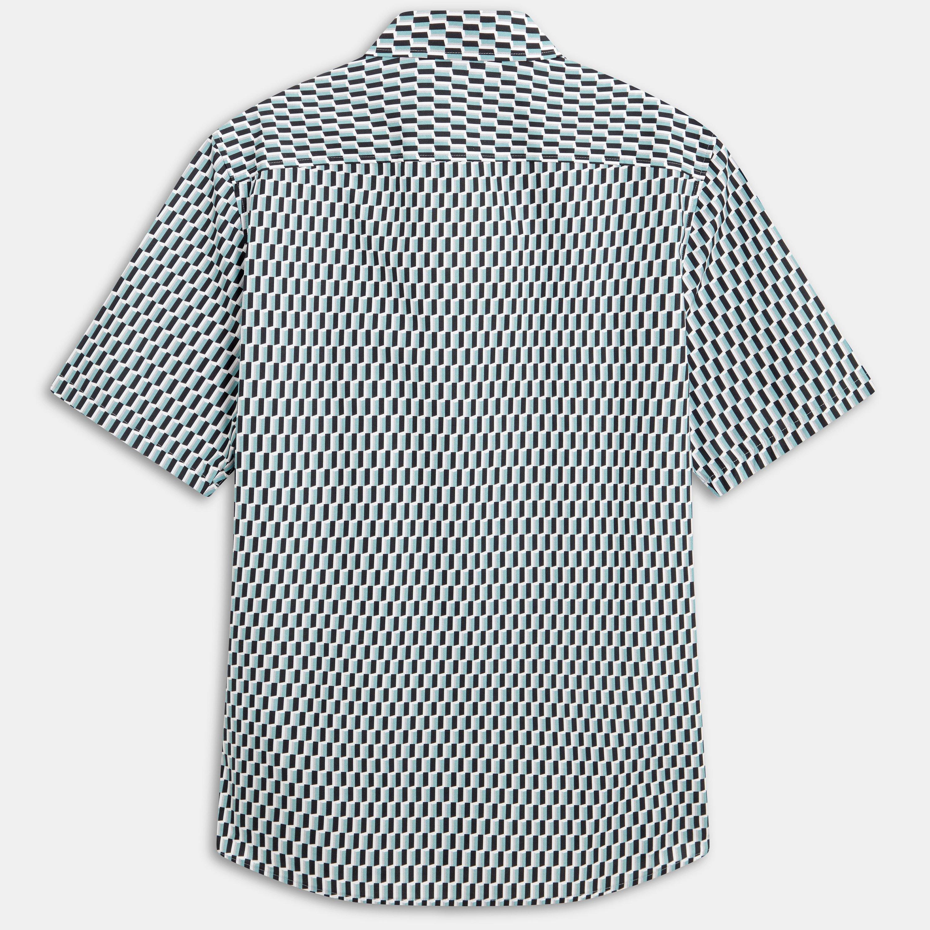 Turquoise - Ted Baker - Ted SS Reg Fit Shirt Sn63 - 2