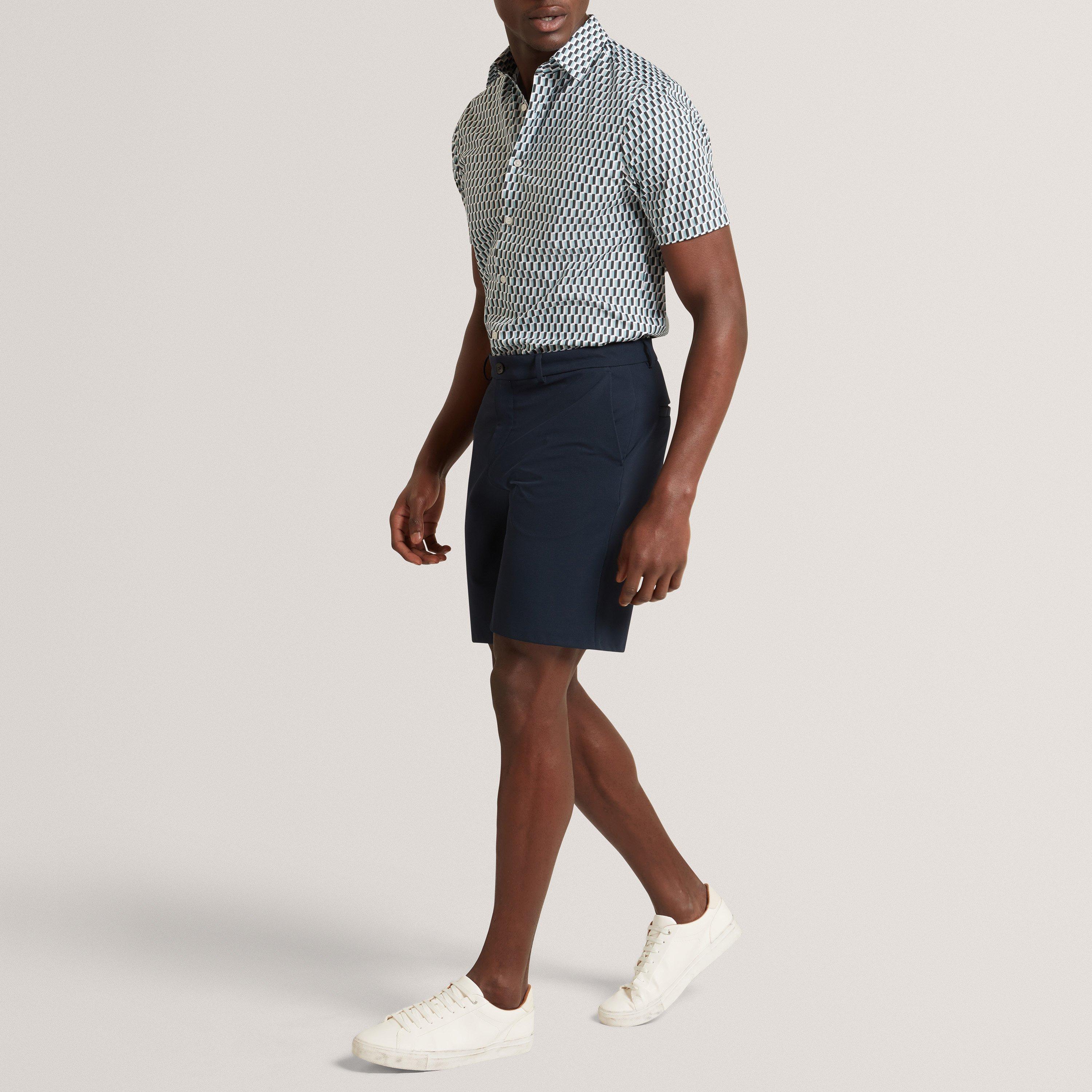 Turquoise - Ted Baker - Ted SS Reg Fit Shirt Sn63 - 6