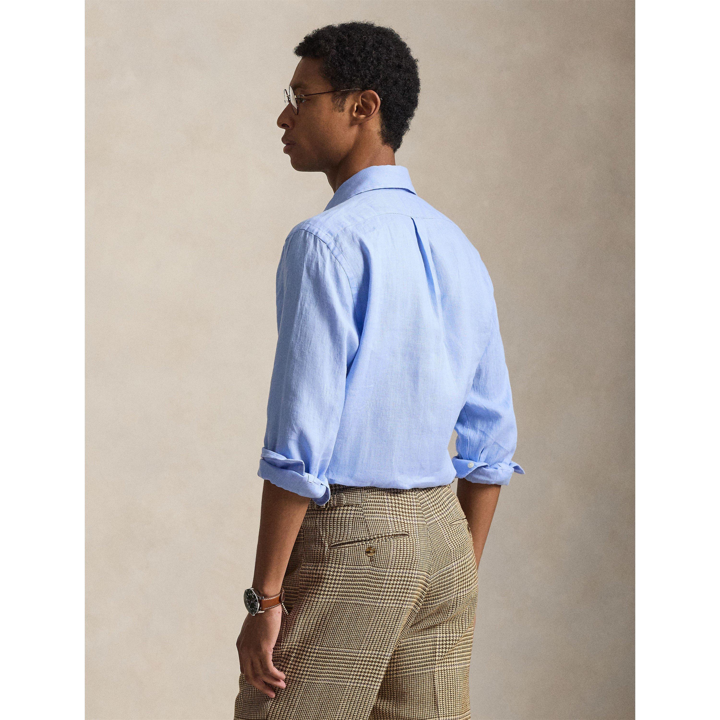 Austin Blue - Polo Ralph Lauren - Linen Long Sleeve Shirt - 4