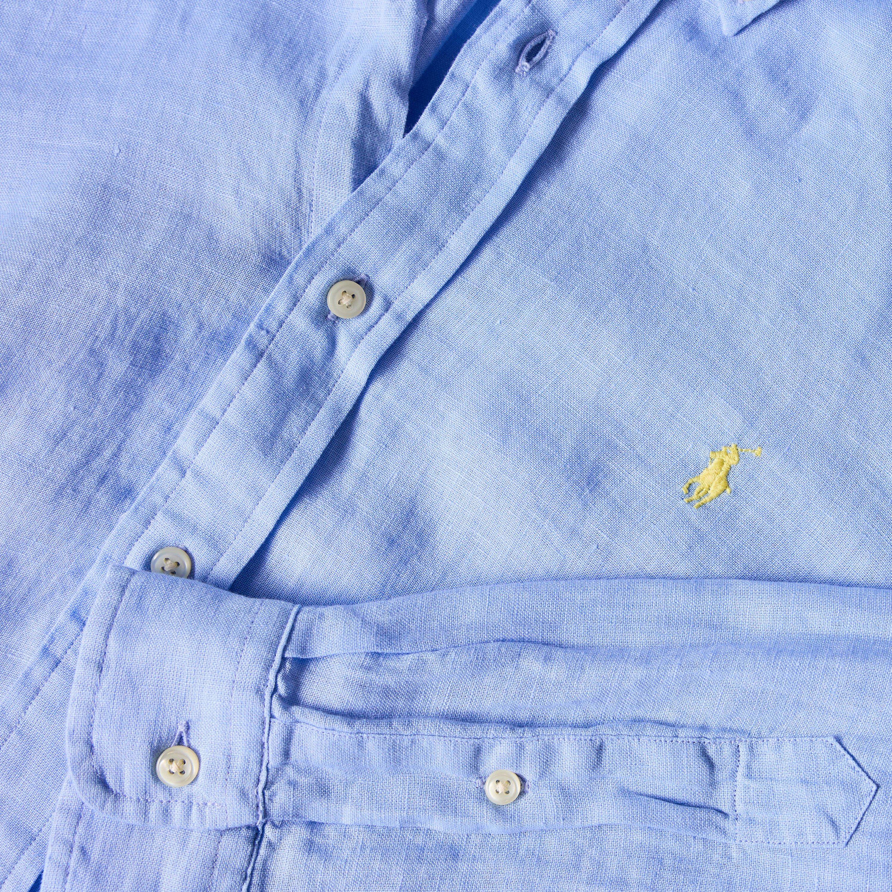 Austin Blue - Polo Ralph Lauren - Linen Long Sleeve Shirt - 5