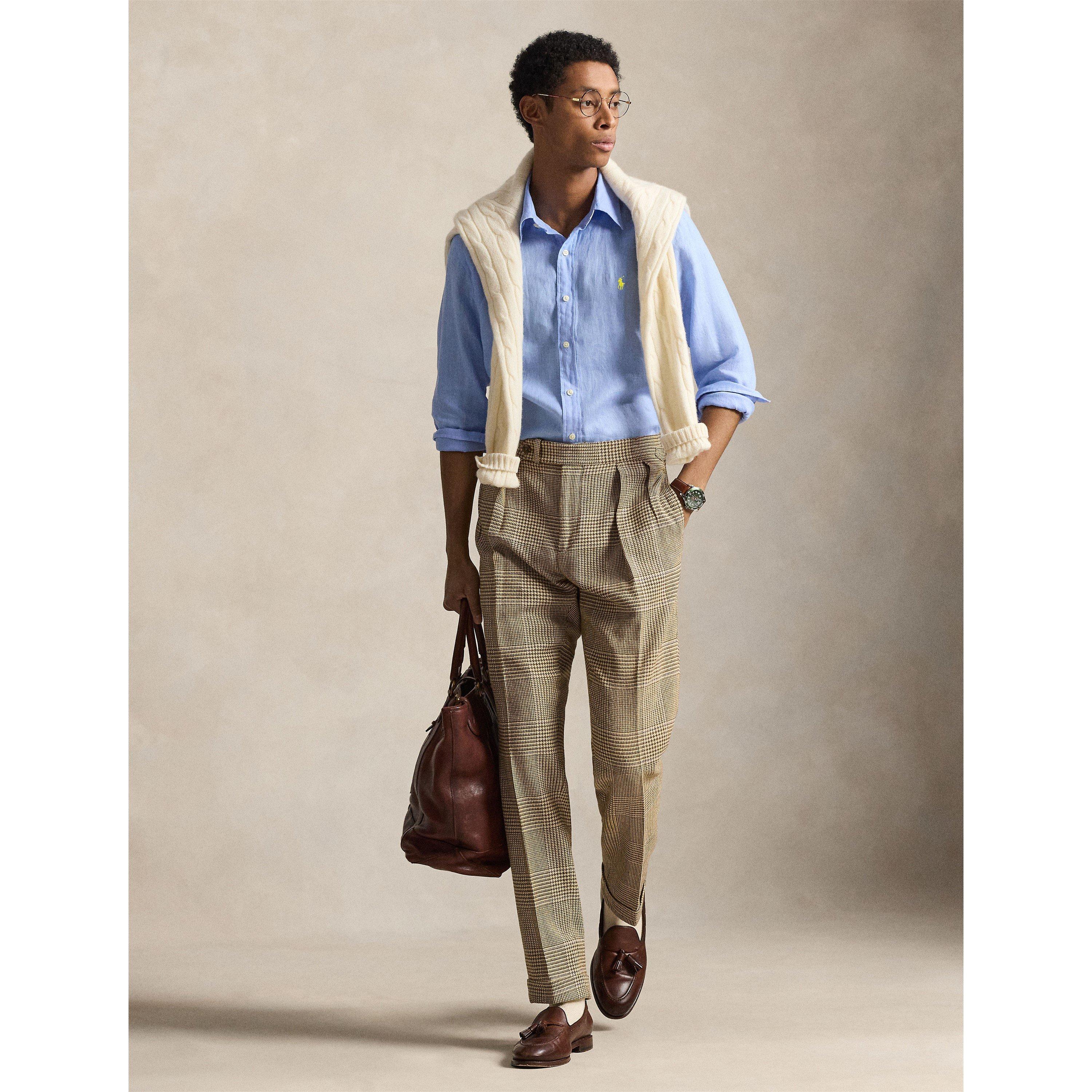 Austin Blue - Polo Ralph Lauren - Linen Long Sleeve Shirt - 6