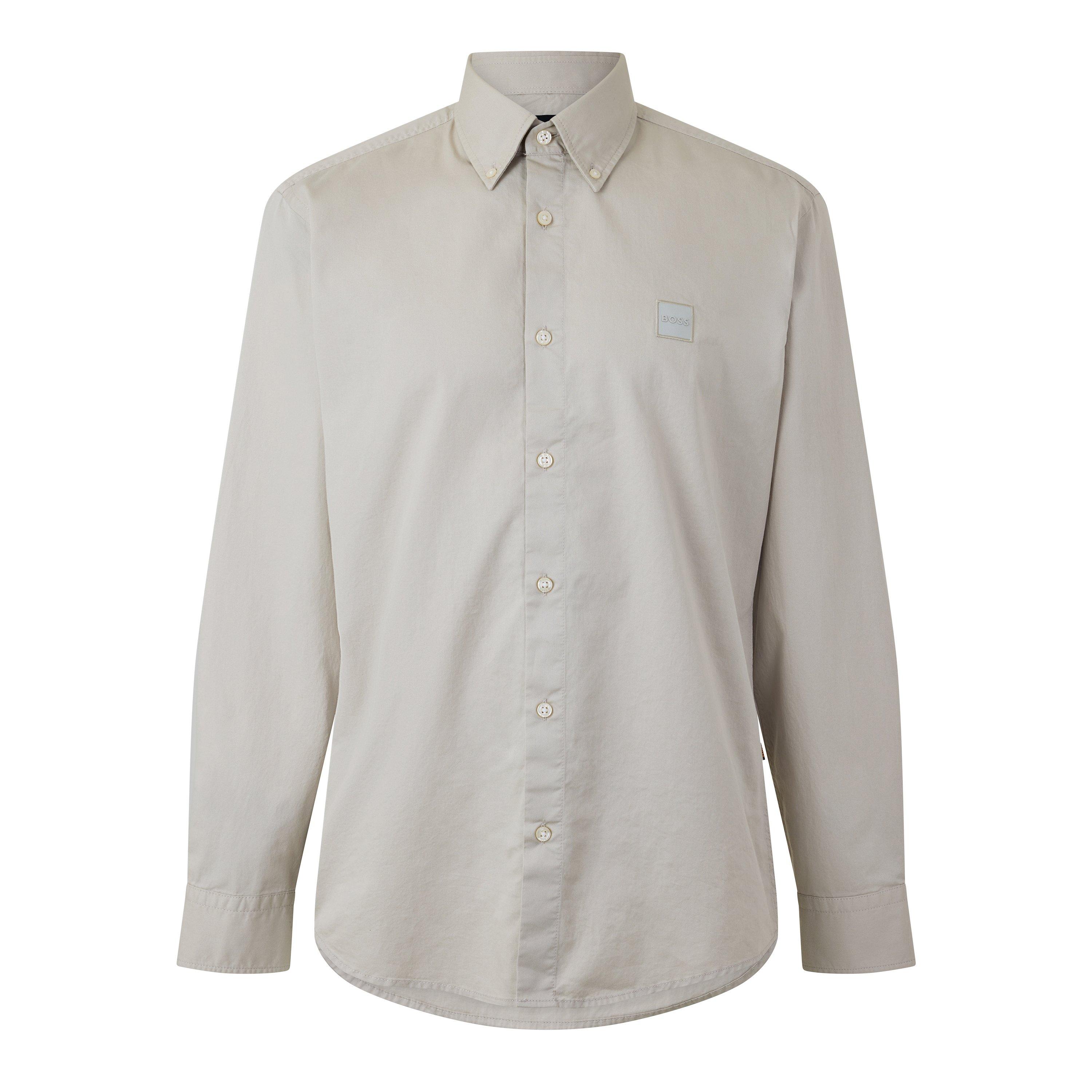 Beige 271 - Boss - Men's Long Sleeve Shirt - 1