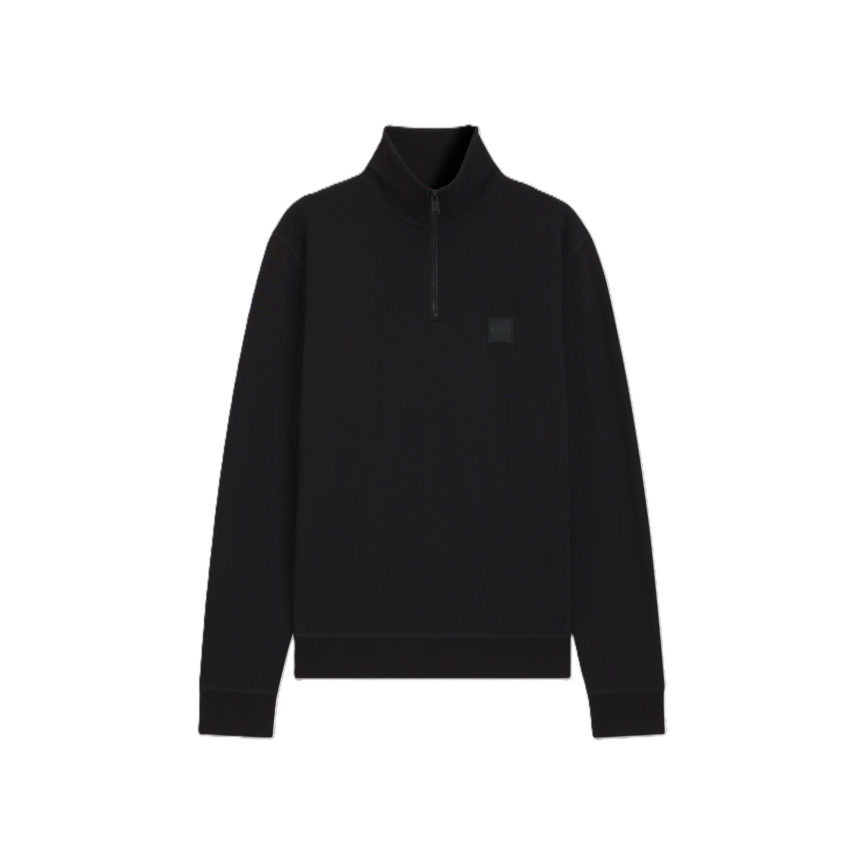 Black 001 - Boss - Men's Zetrust Quarter Zip Fleece - 1