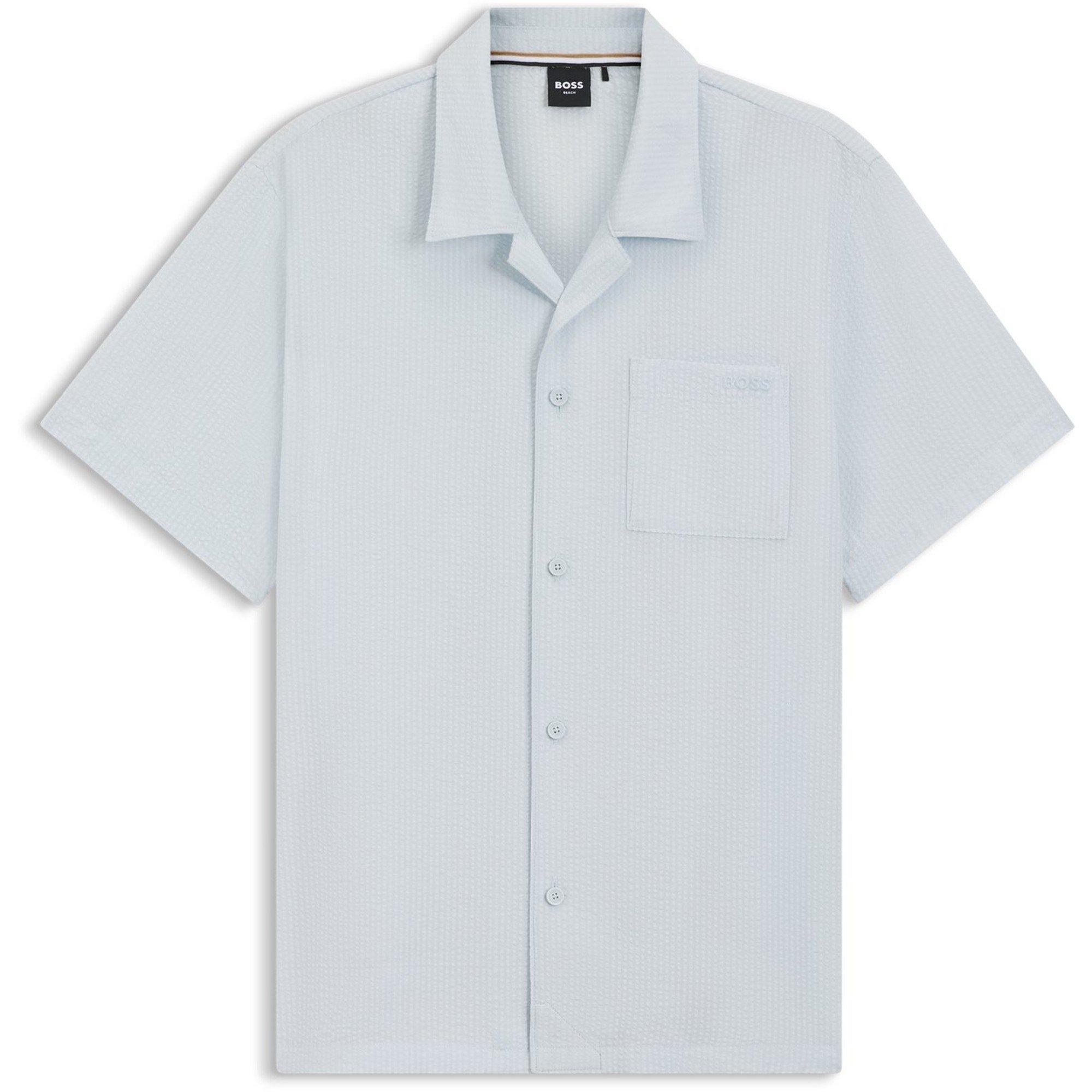 Open Blue 499 - Boss - Men's Short Sleeve Plain Shirt - 1