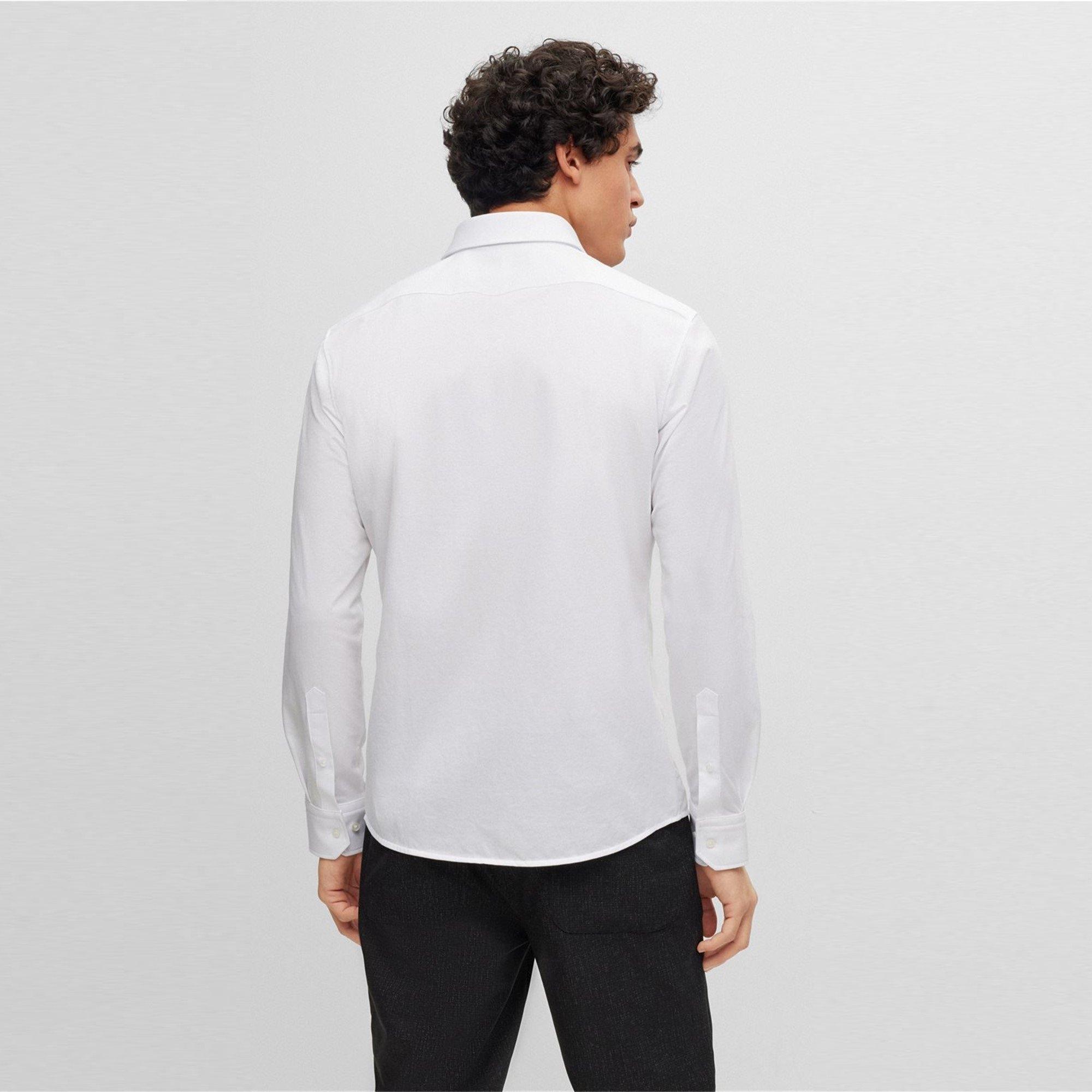 White - Boss - P-Joe-Bd-C1-222 10239284 01 Oxford Shirt Mens - 3