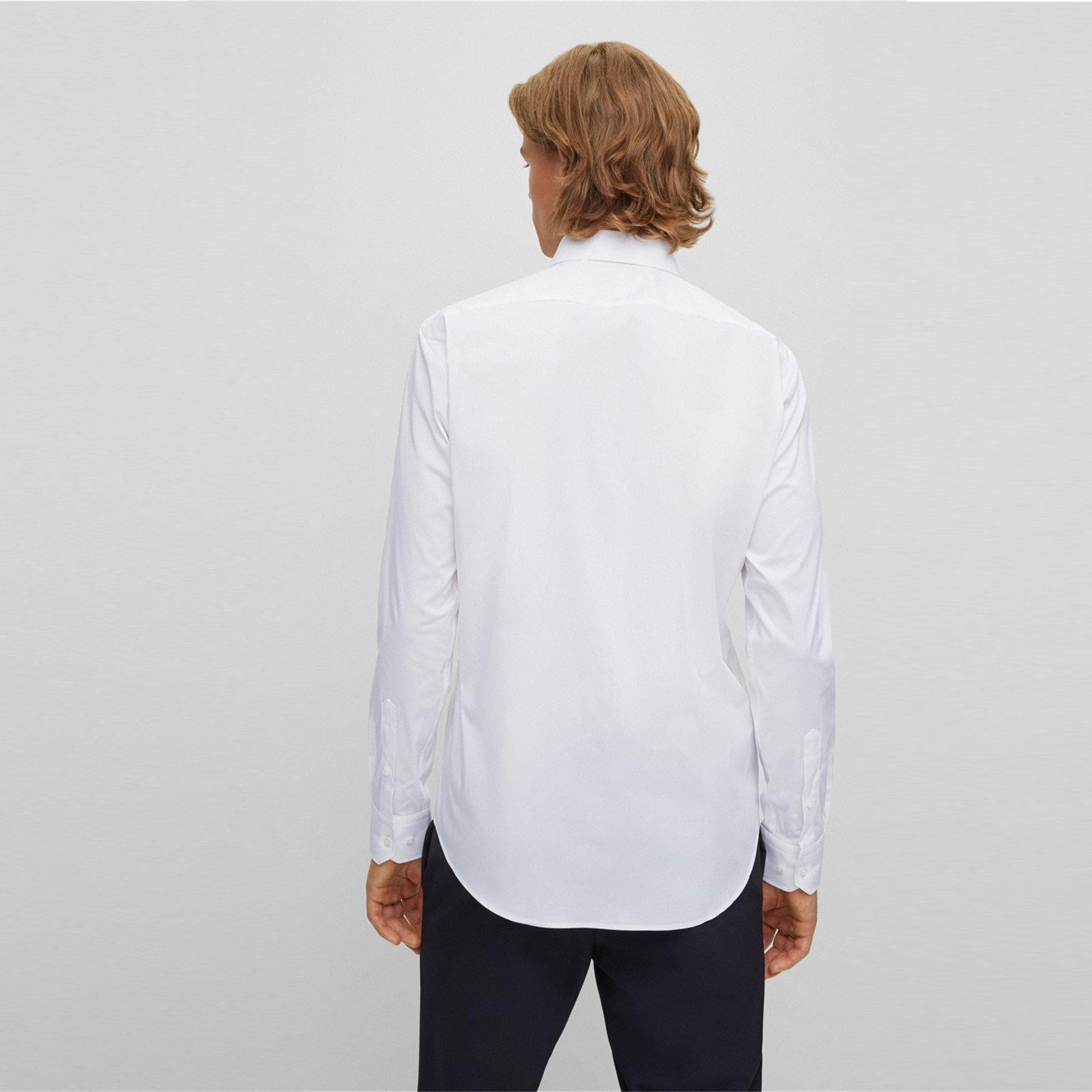 White - Boss - H-Joe-Kent-C1-214 10219212 01 Oxford Shirt Mens - 3