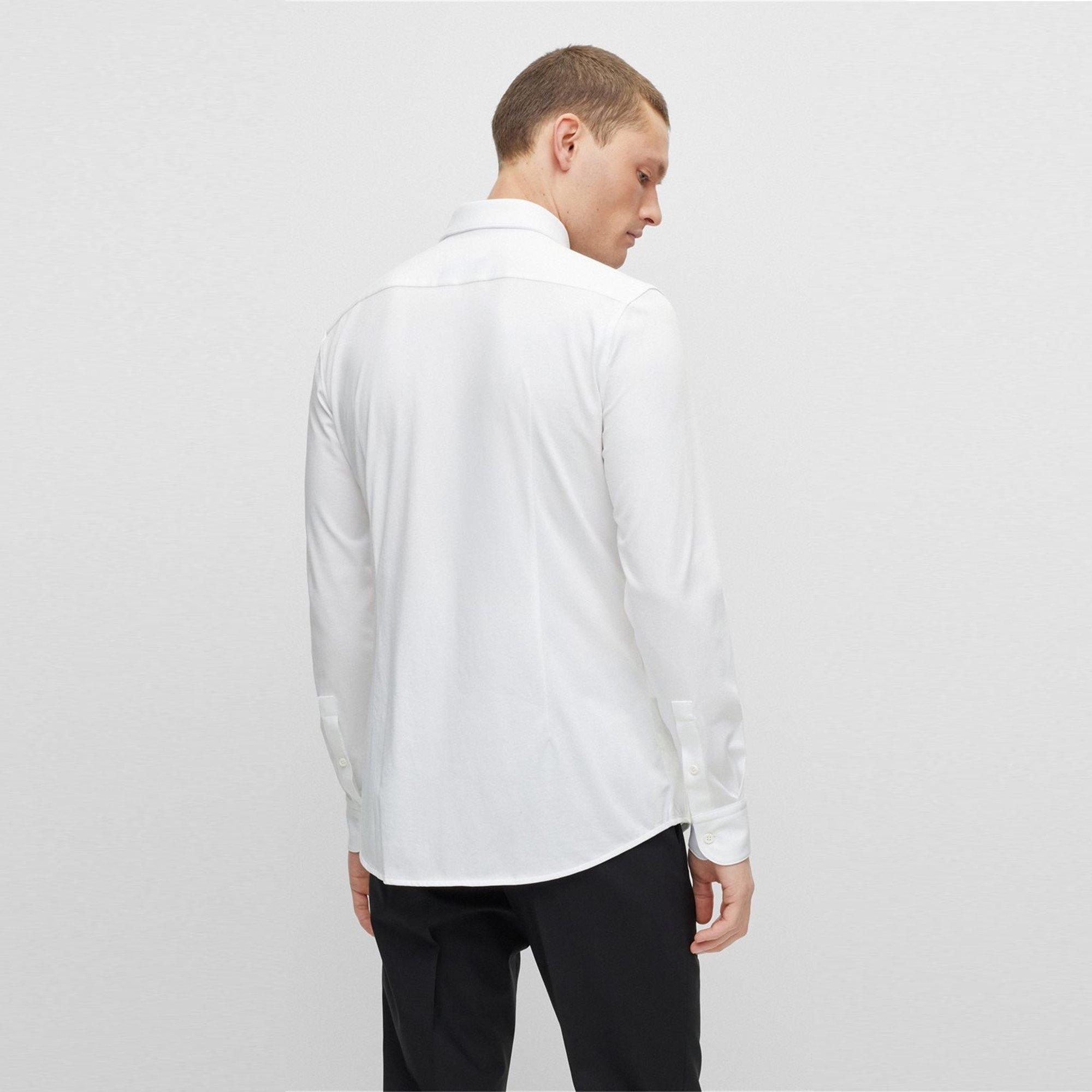 White - Boss - P-Hank-S-Kent-C1-222 10239269 Oxford Shirt Mens - 3