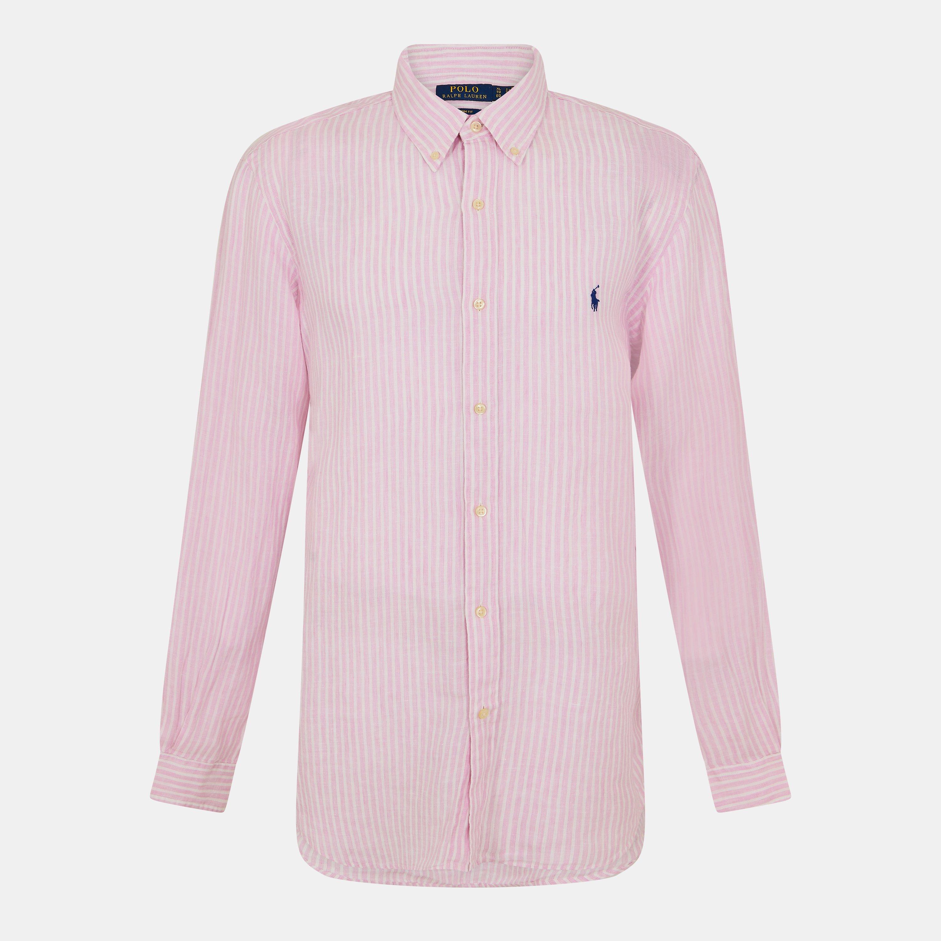 Pink/White - Polo Ralph Lauren - Striped Shirt - 1
