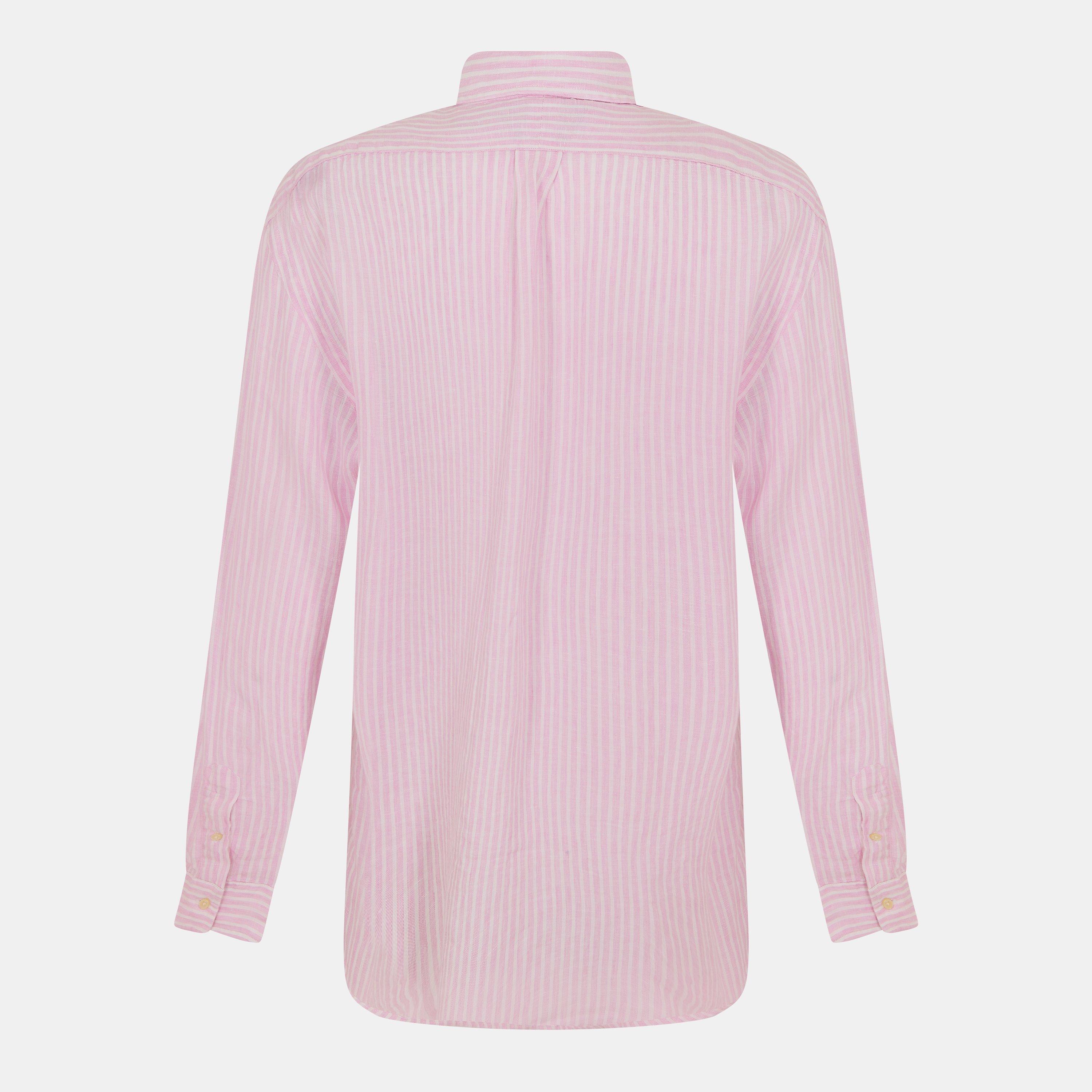 Pink/White - Polo Ralph Lauren - Striped Shirt - 2