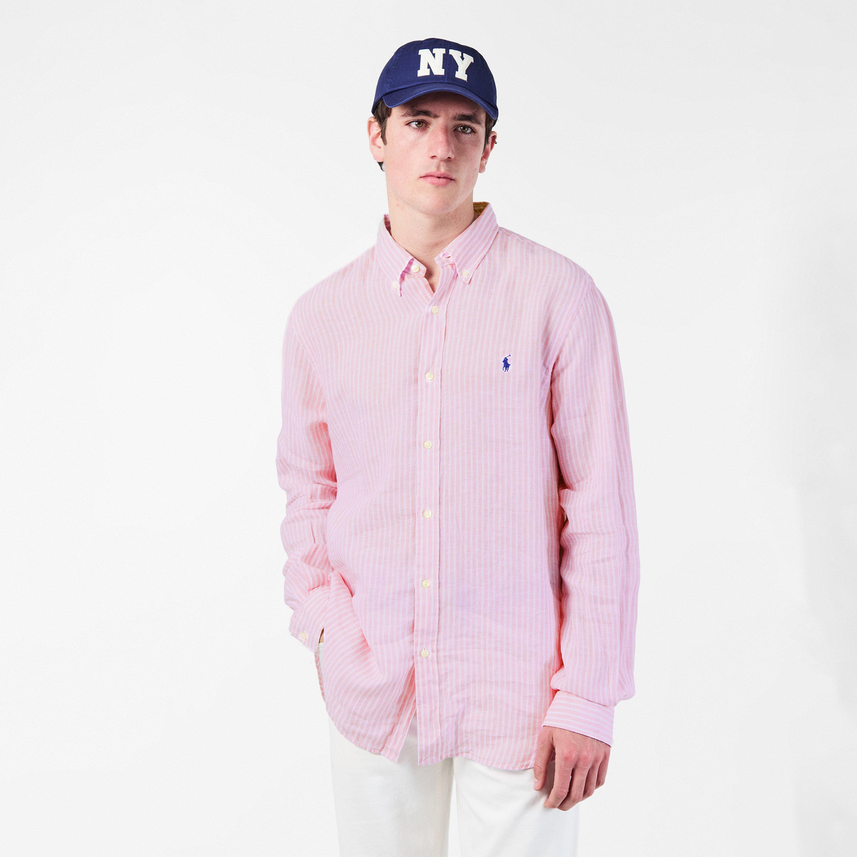 Pink/White - Polo Ralph Lauren - Striped Shirt - 3