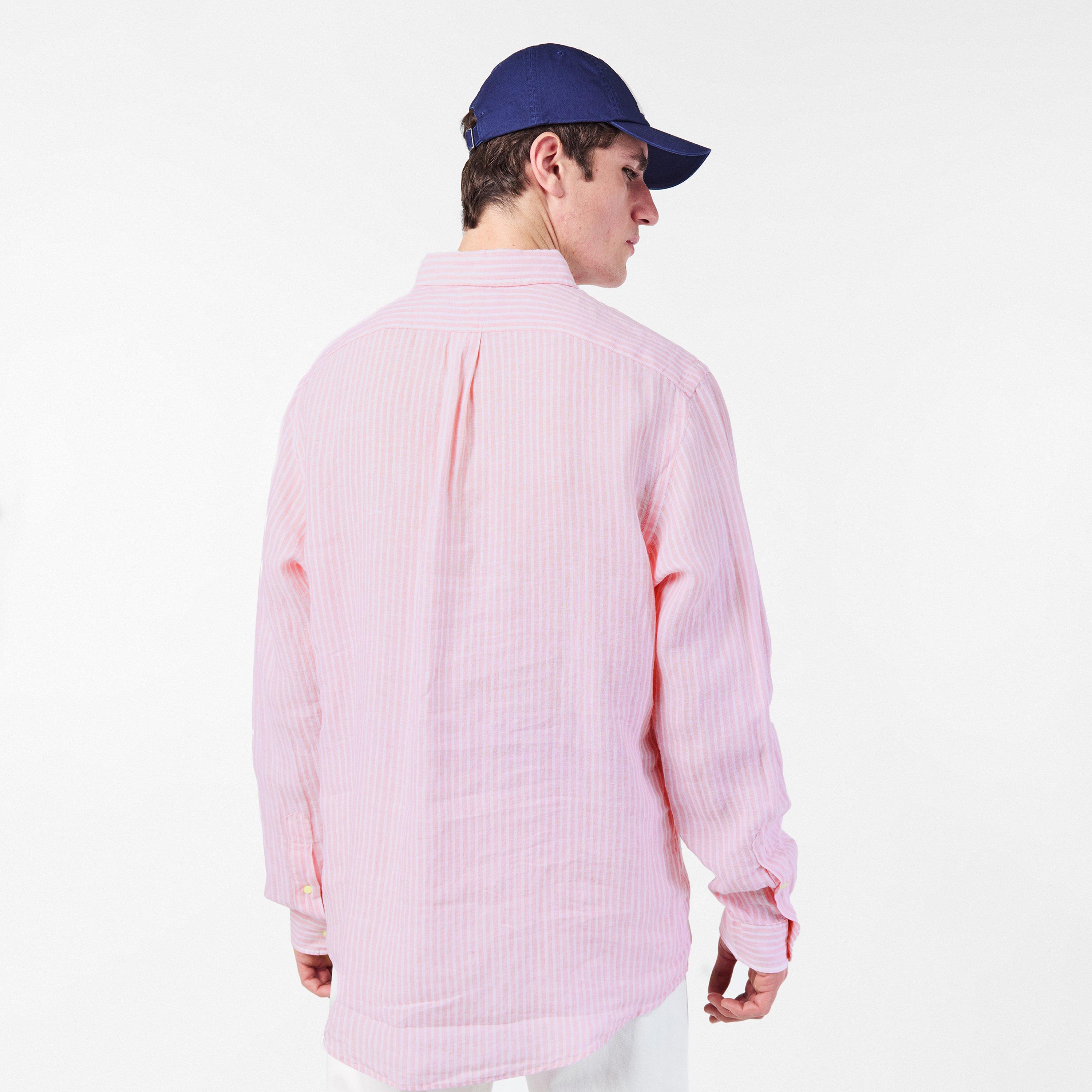 Pink/White - Polo Ralph Lauren - Striped Shirt - 4