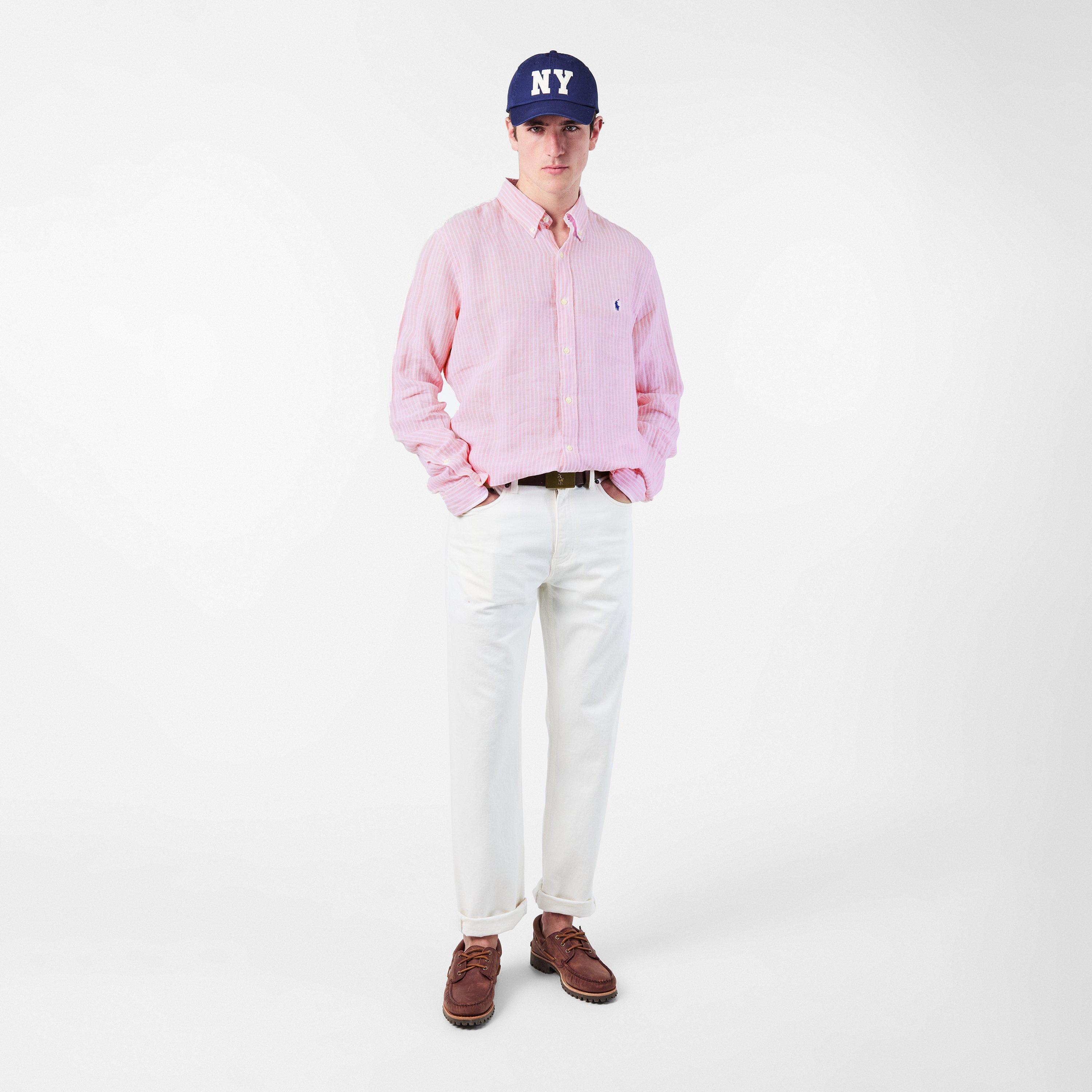 Pink/White - Polo Ralph Lauren - Striped Shirt - 6